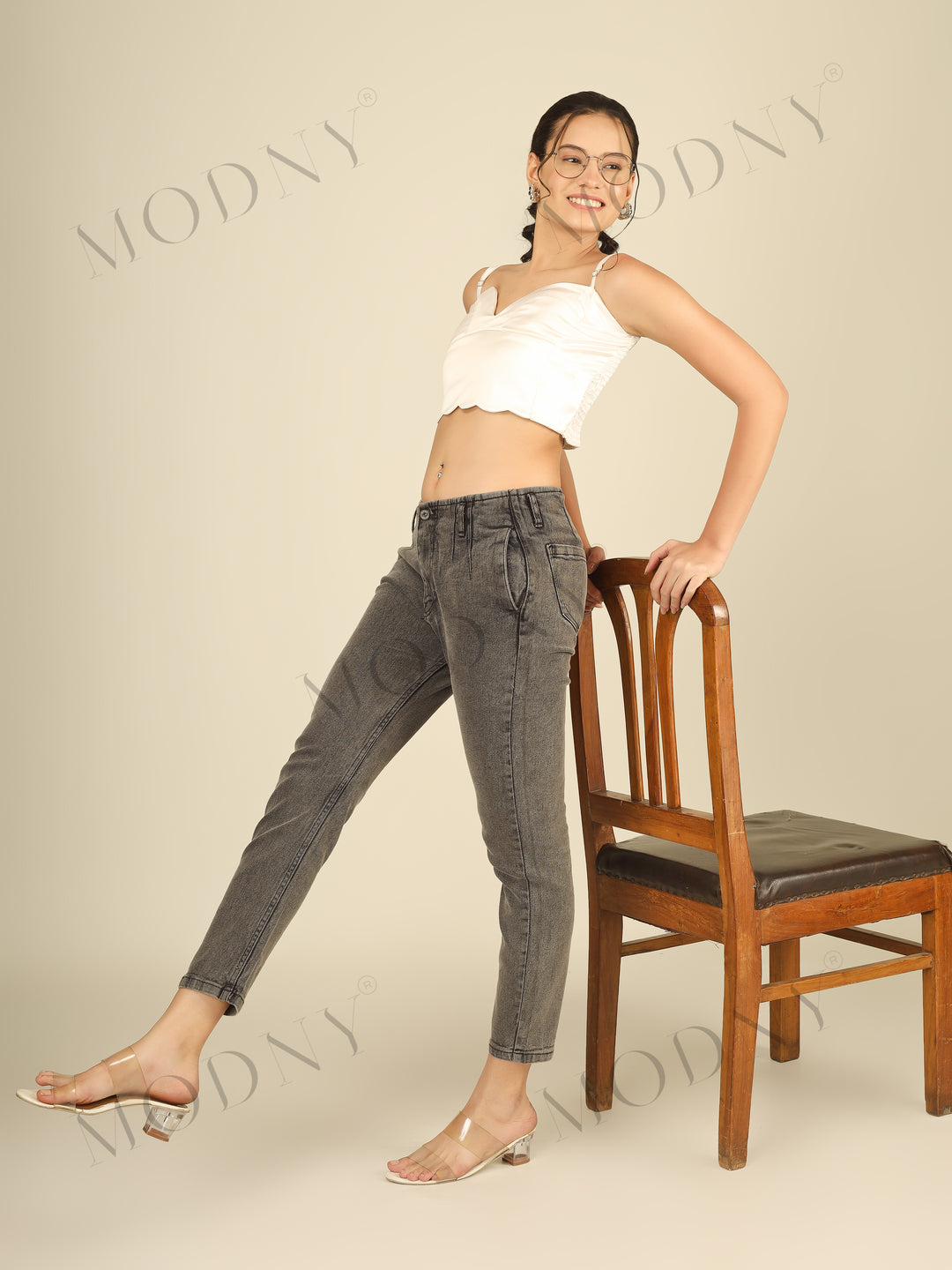 SOLID CAMISOLE CROPPED TOP