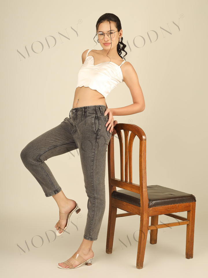 SOLID CAMISOLE CROPPED TOP