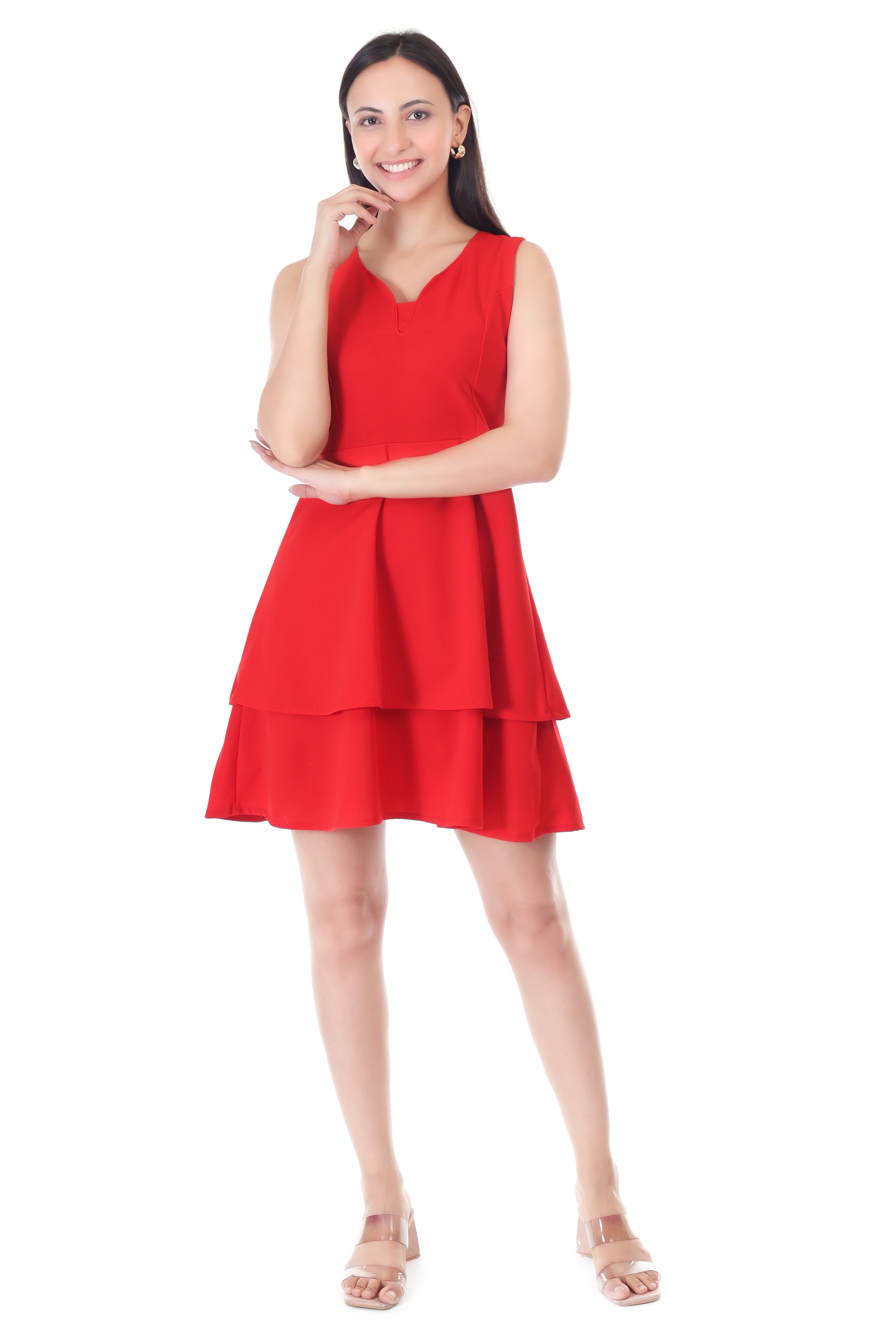 FRILLFLAUNT MINI DRESS
