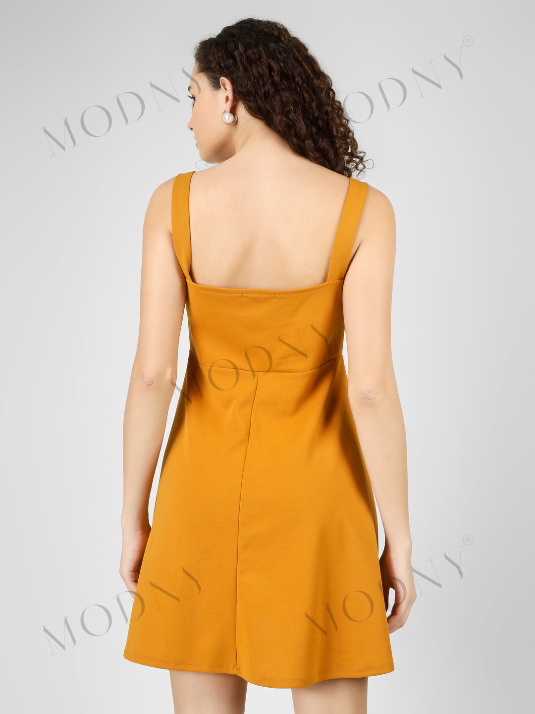 FRONT ZIPPER MINI DRESS