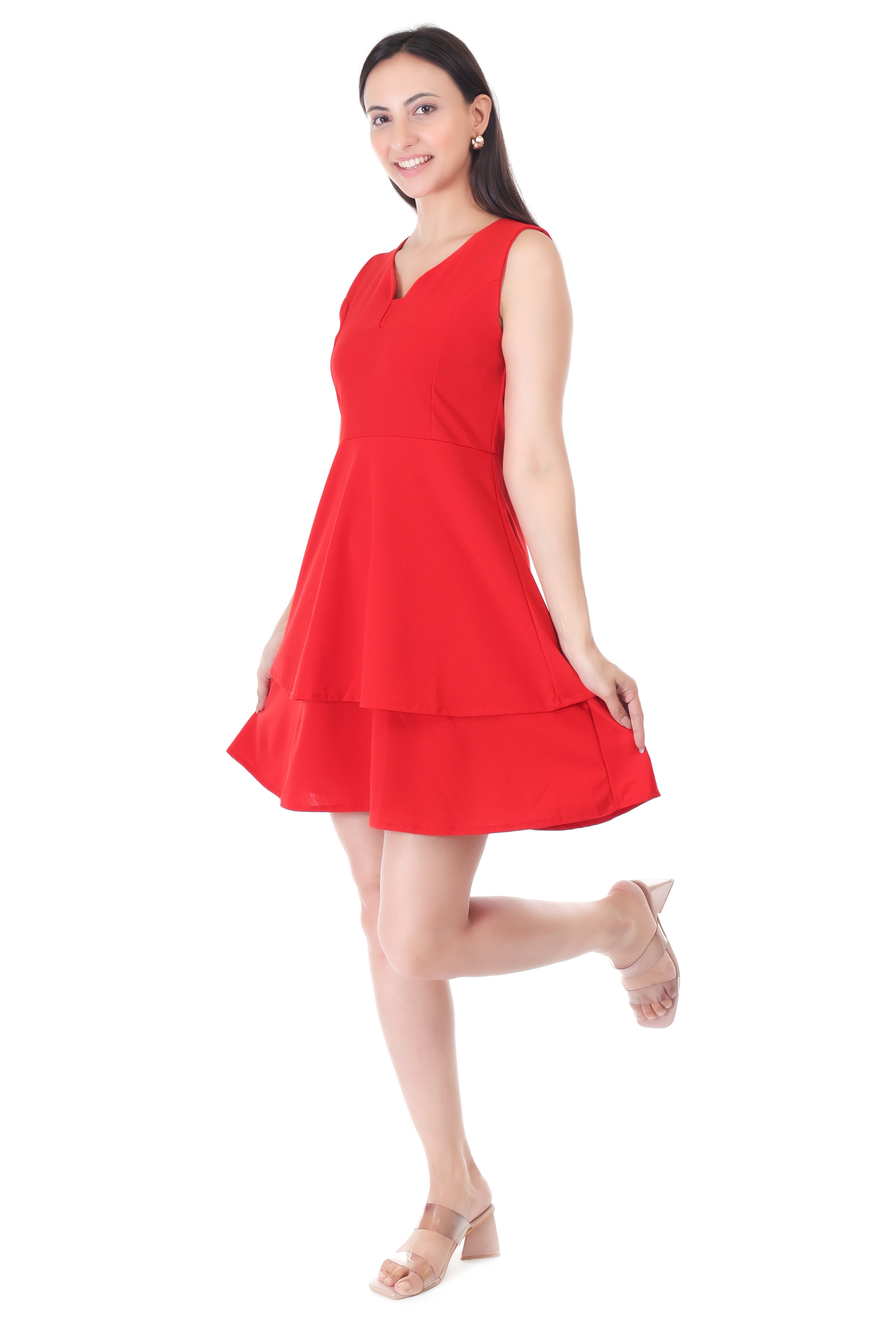 FRILLFLAUNT MINI DRESS