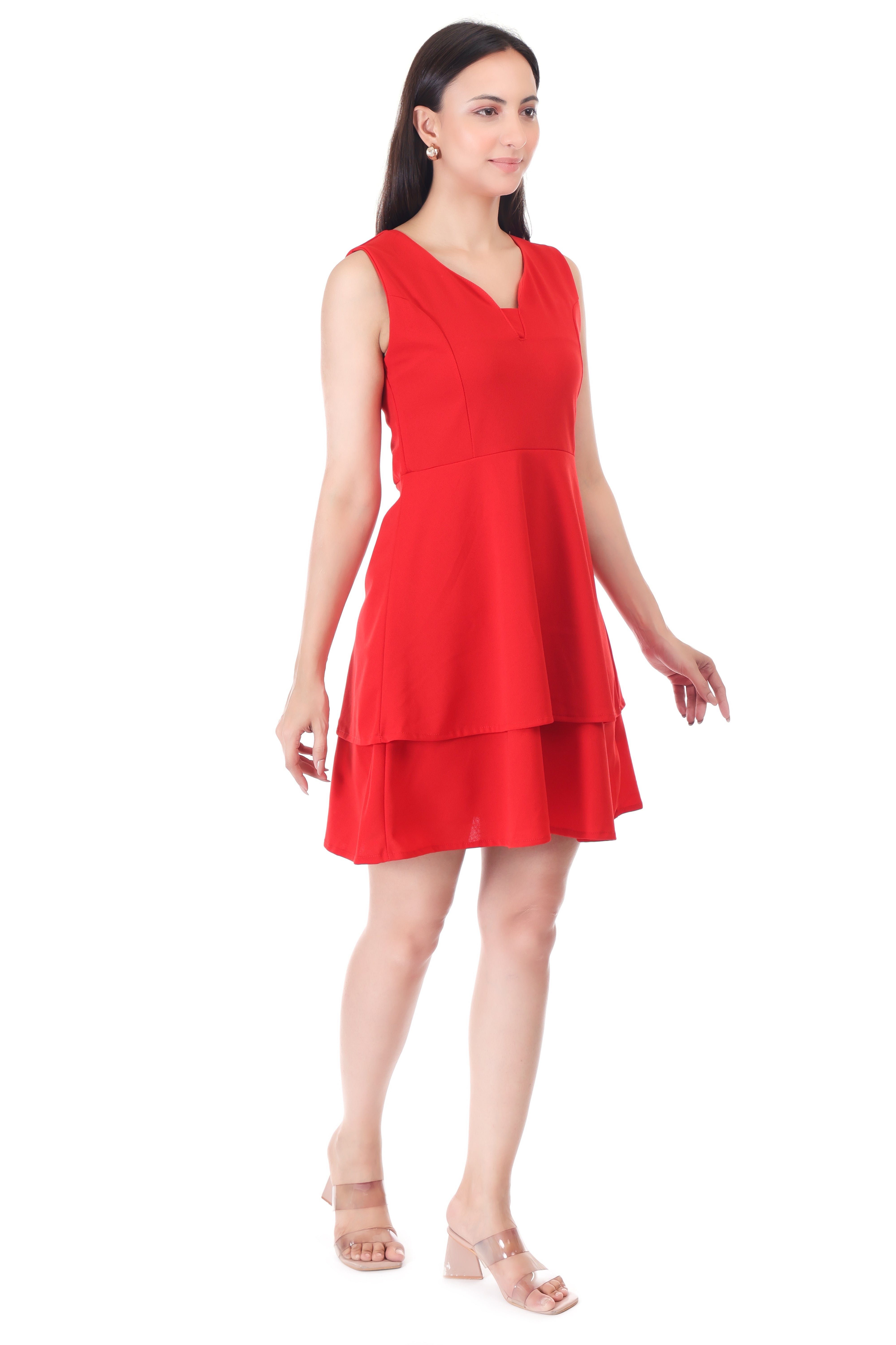 FRILLFLAUNT MINI DRESS
