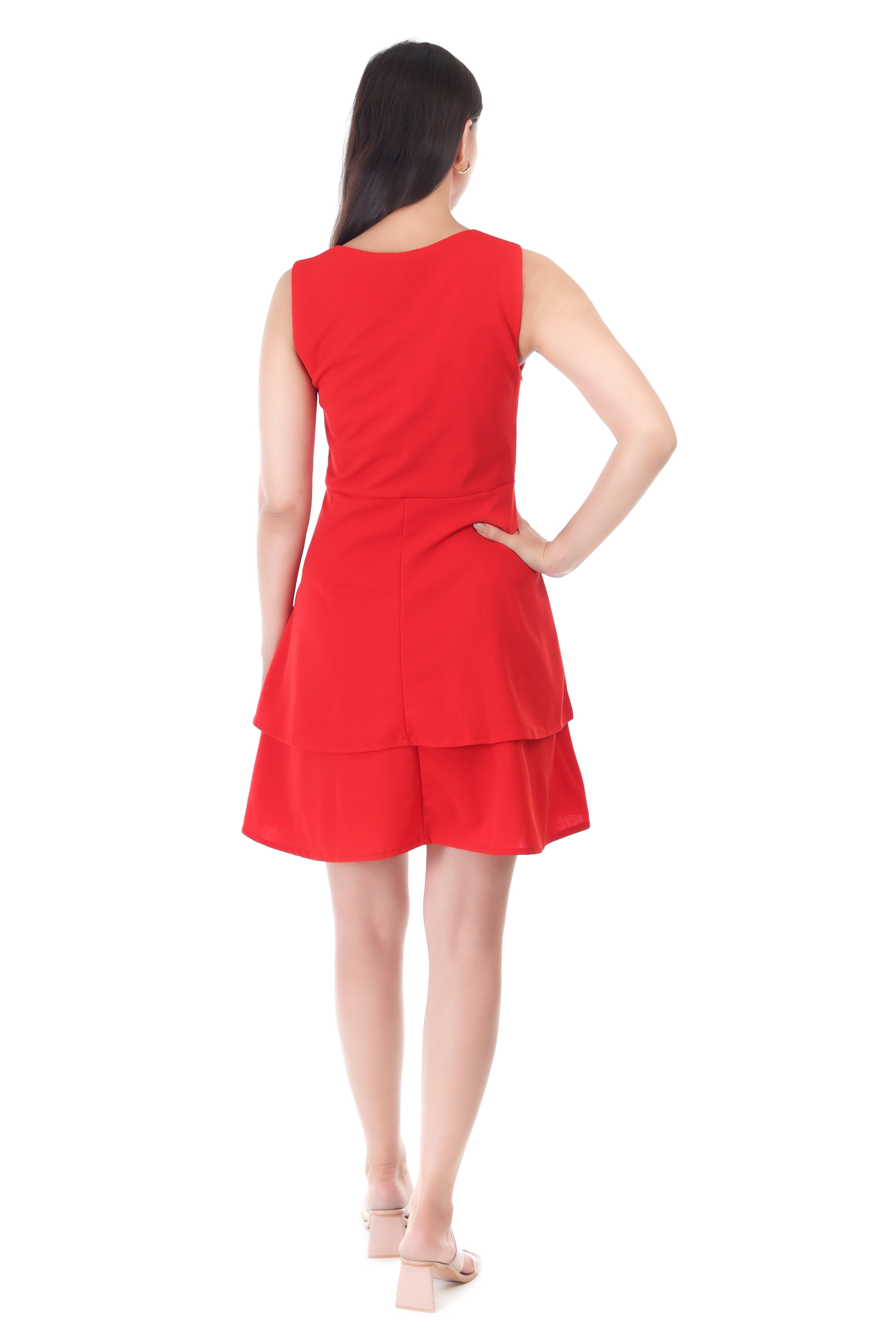 FRILLFLAUNT MINI DRESS