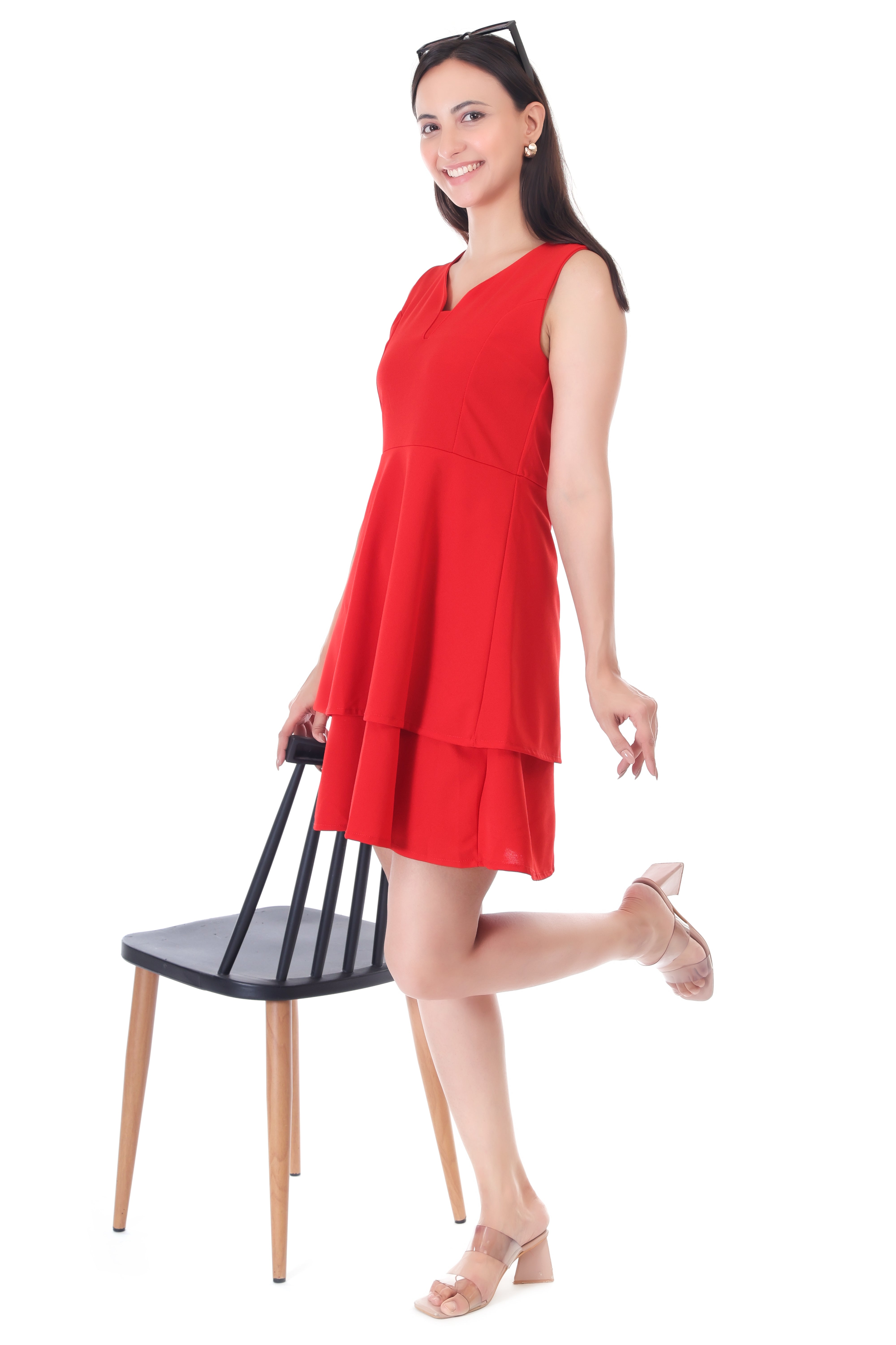 FRILLFLAUNT MINI DRESS