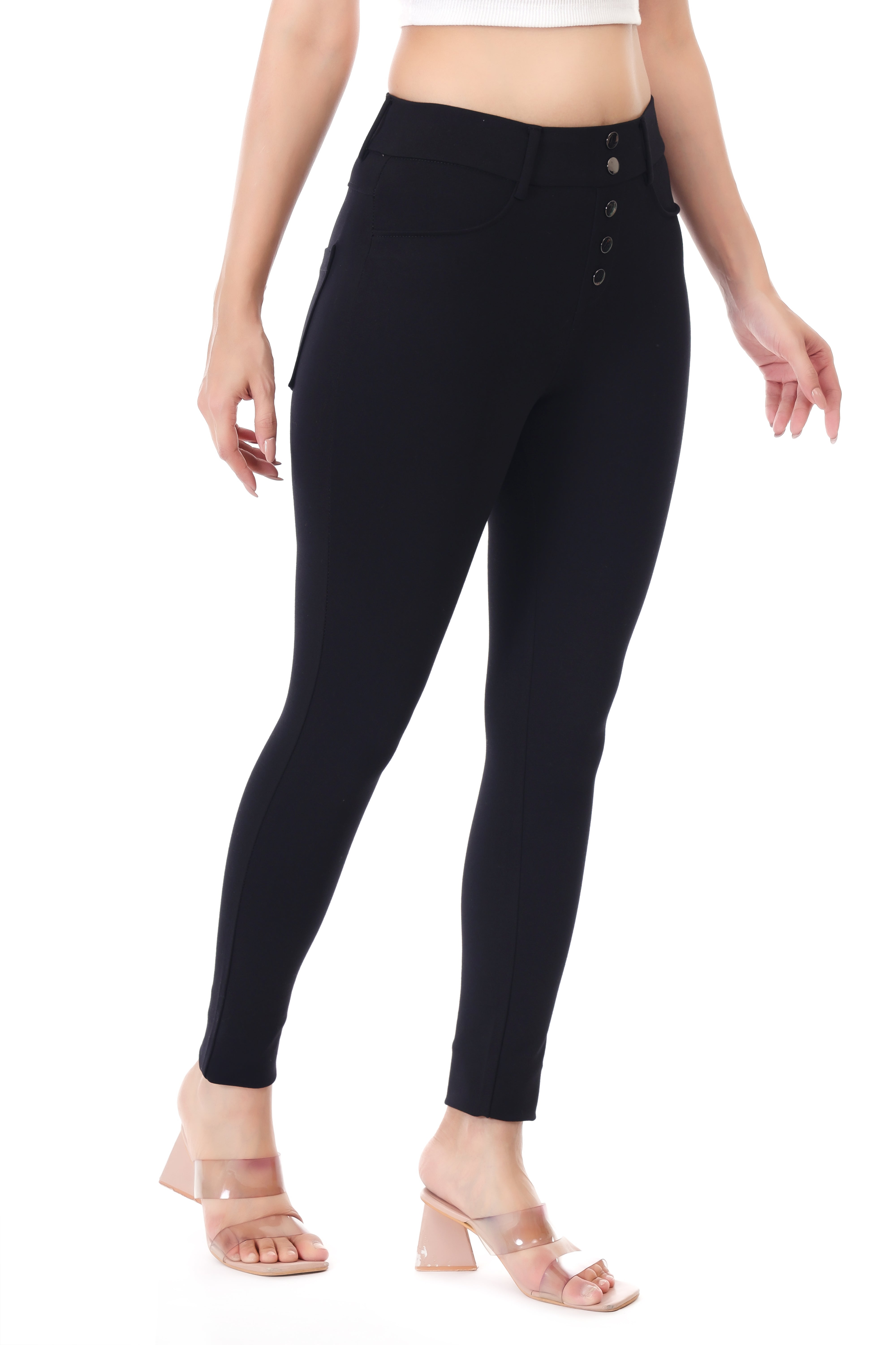AXIS GRACE HIGH RISE BLACK JEGGING