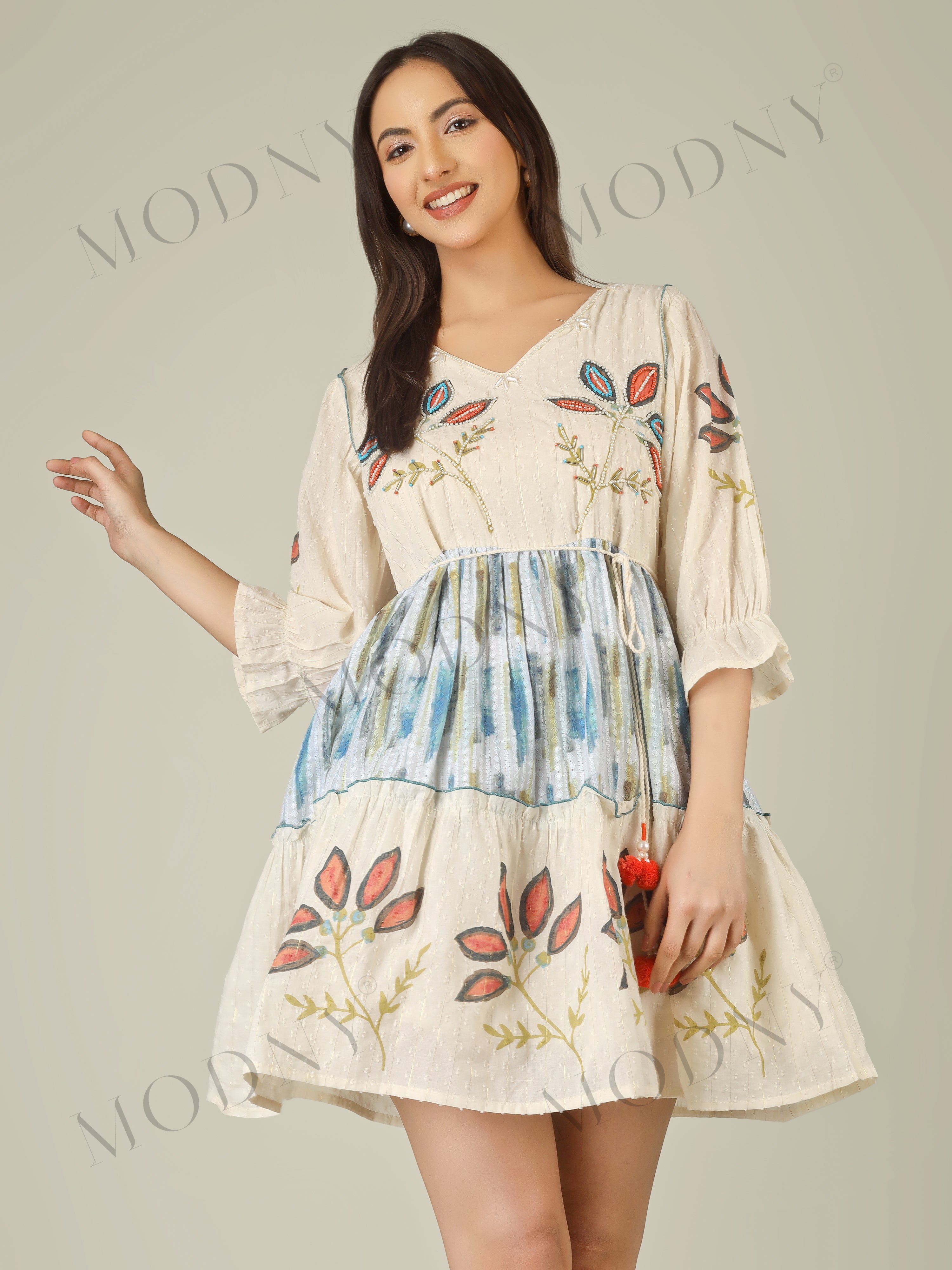 CORAL LEAF TUNIC