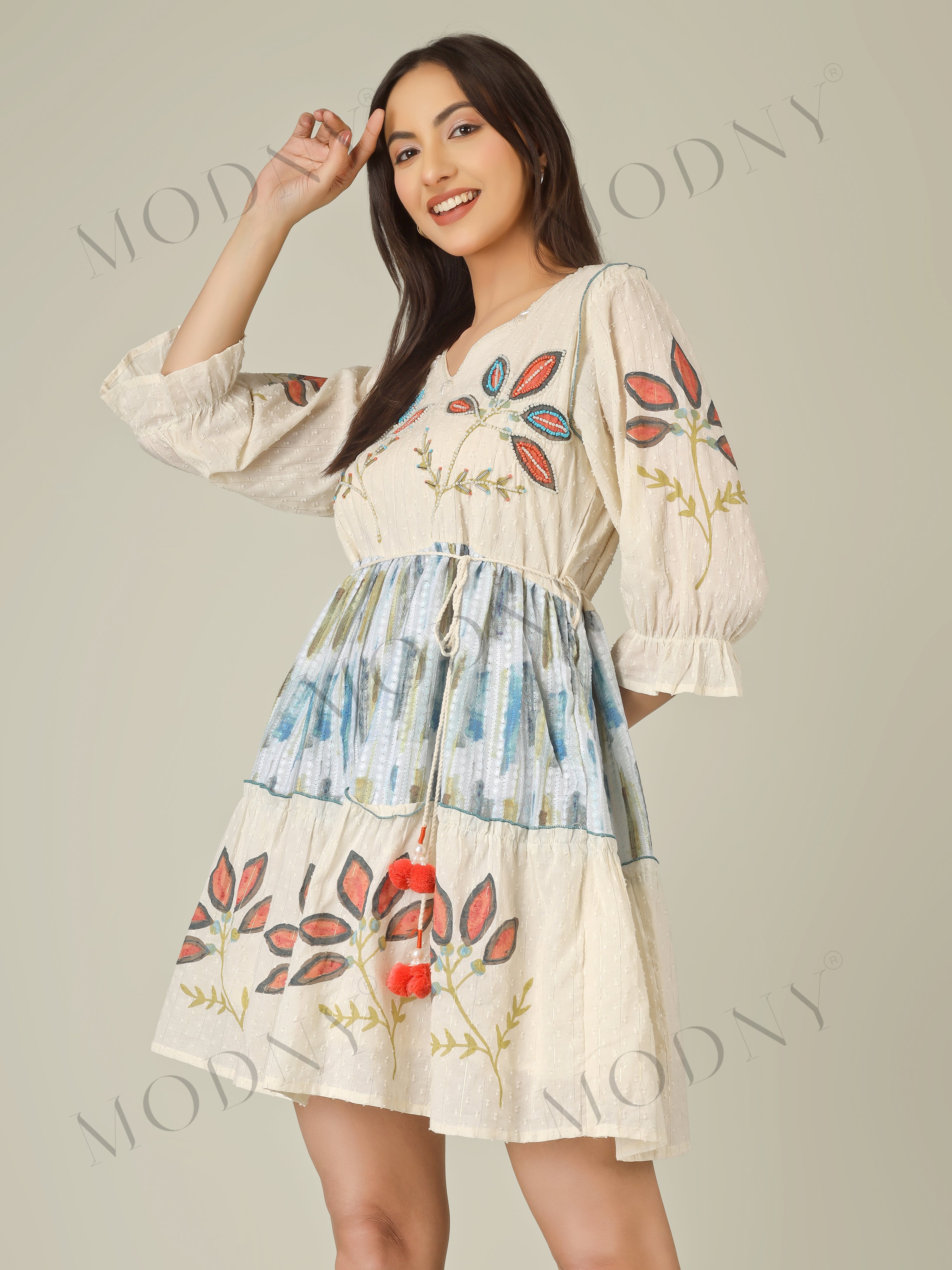 CORAL LEAF TUNIC