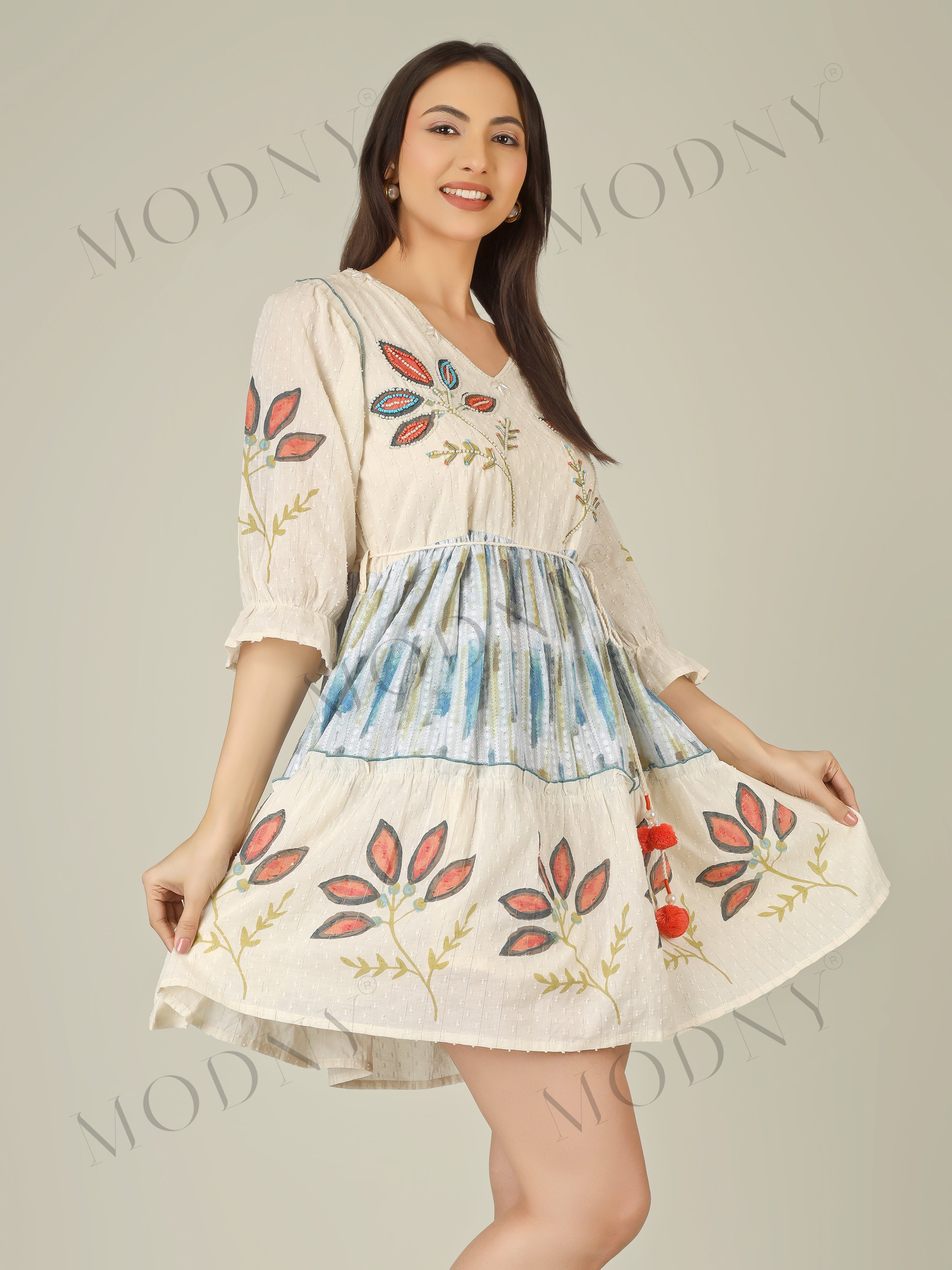 CORAL LEAF TUNIC