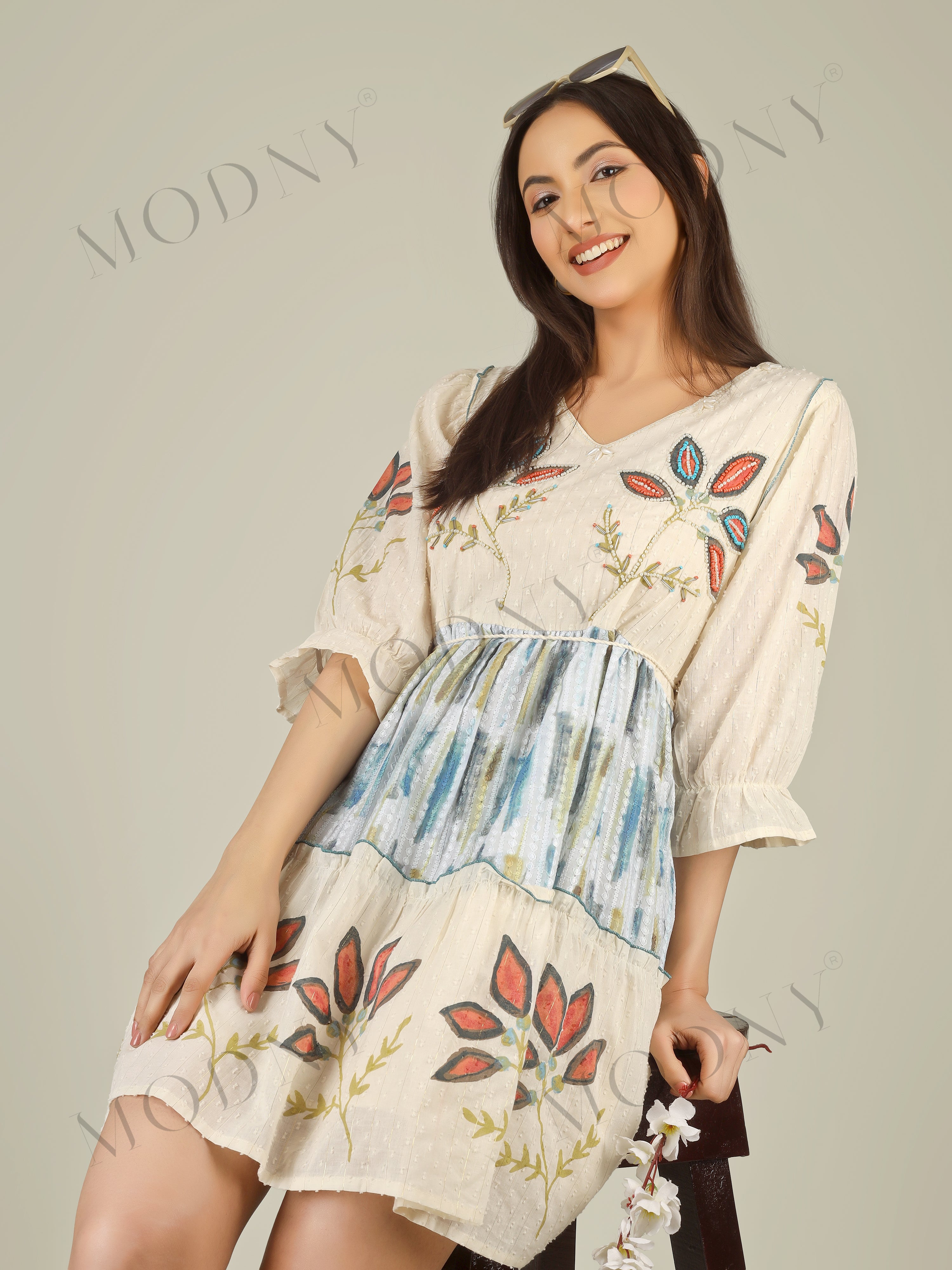CORAL LEAF TUNIC