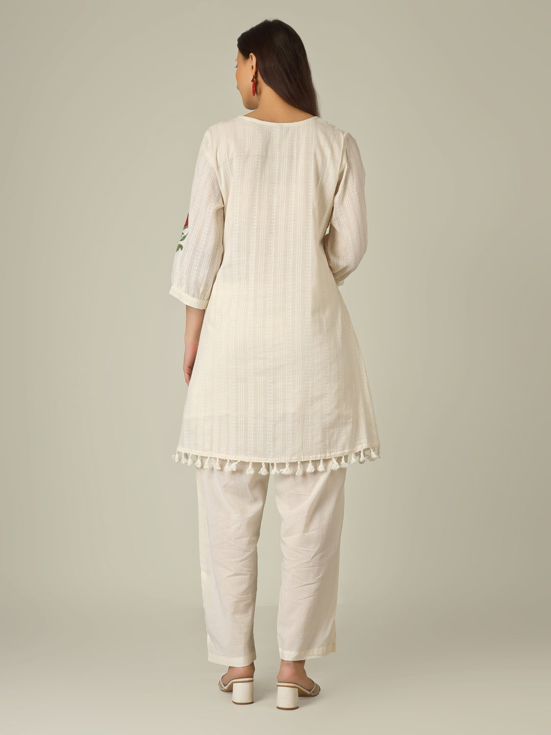 EMBROIDERED MEADOW CO-ORD SET
