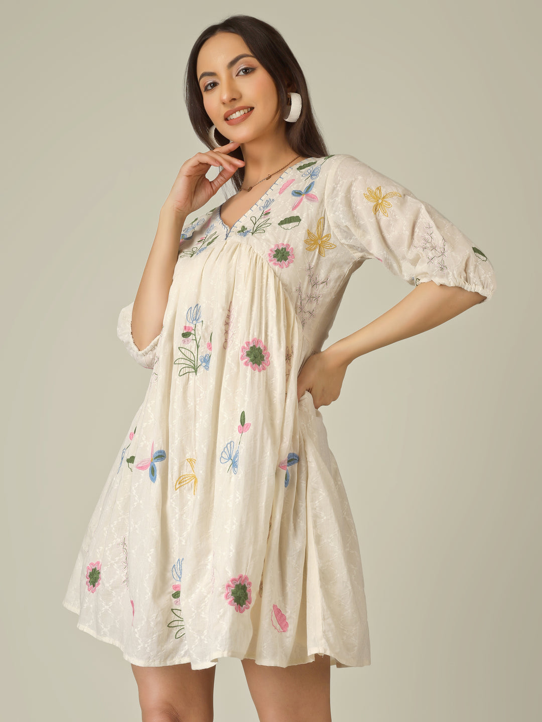 Spring Blossom Kurti