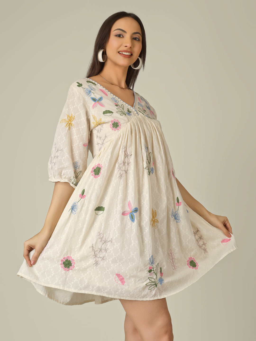 Spring Blossom Kurti