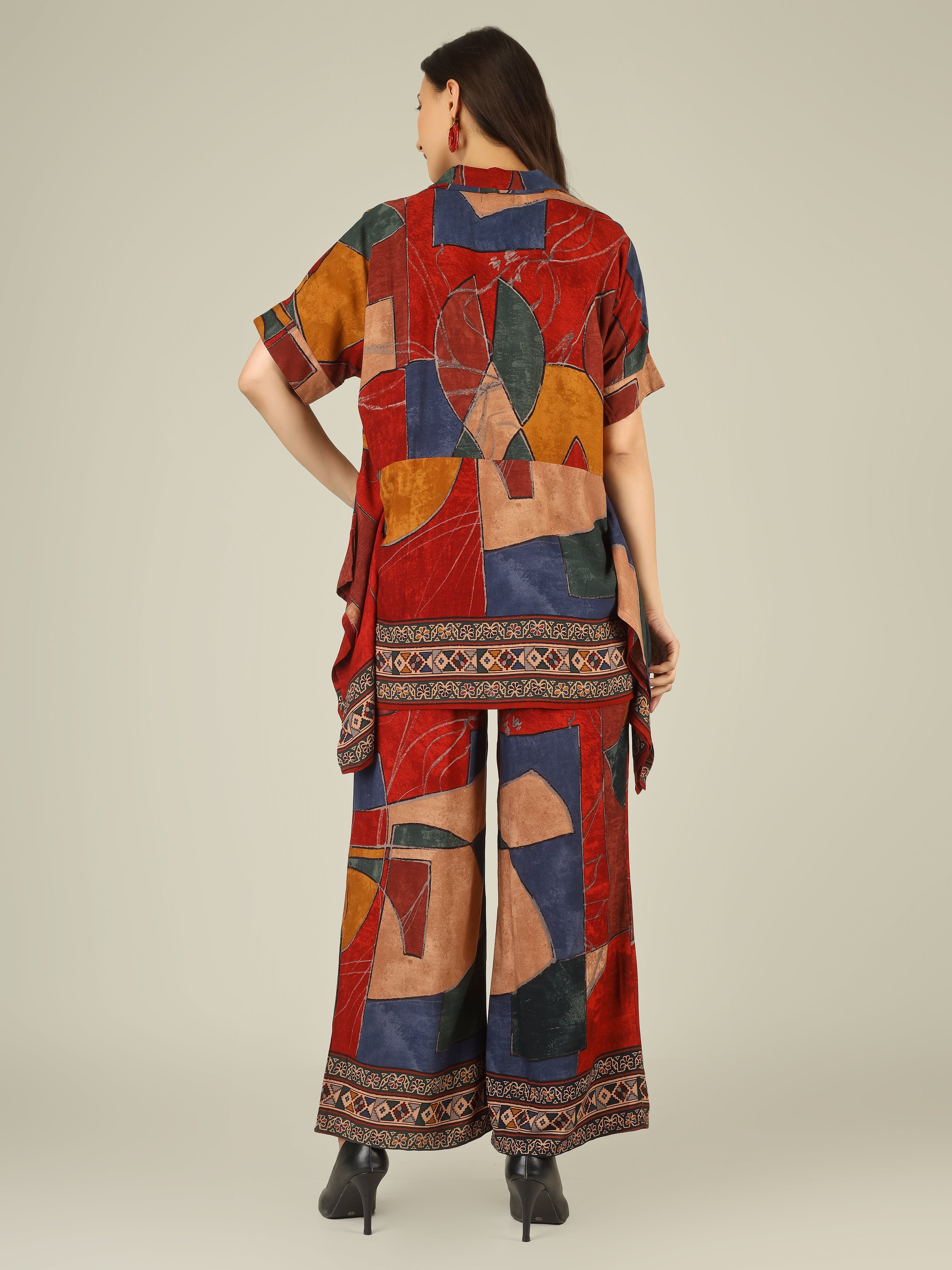 THE RED MOSAIC CO-ORD SET