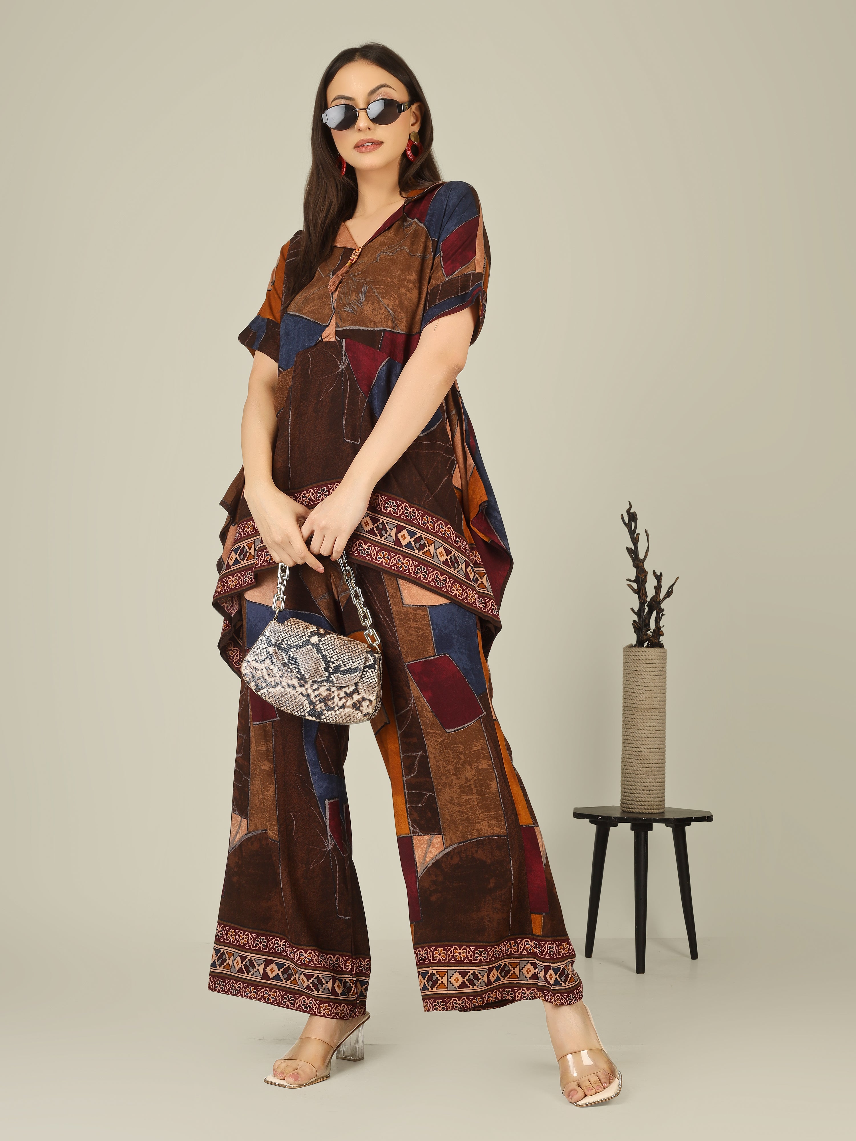 THE BROWN MOSAIC CO-ORD SET