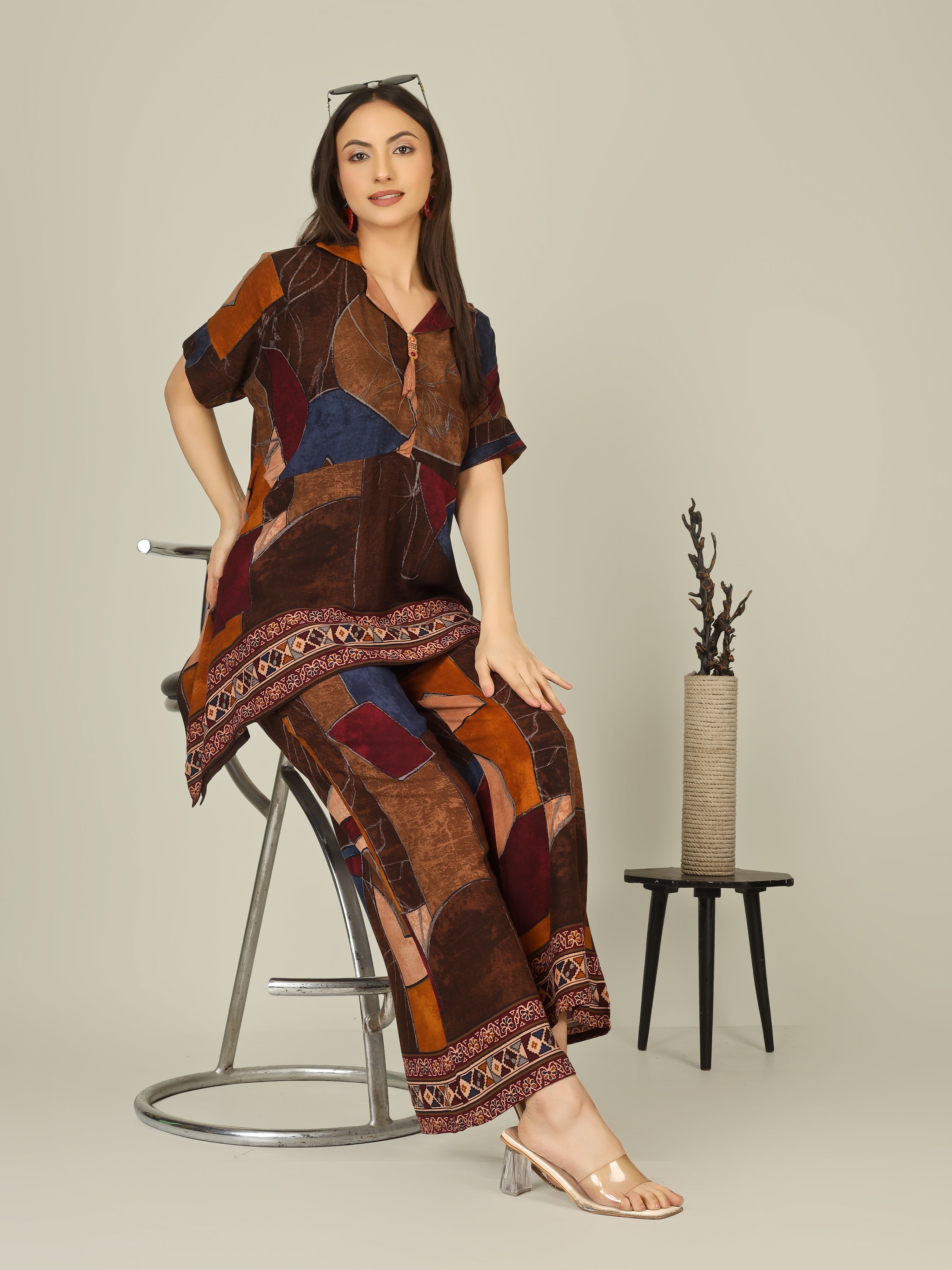 THE BROWN MOSAIC CO-ORD SET