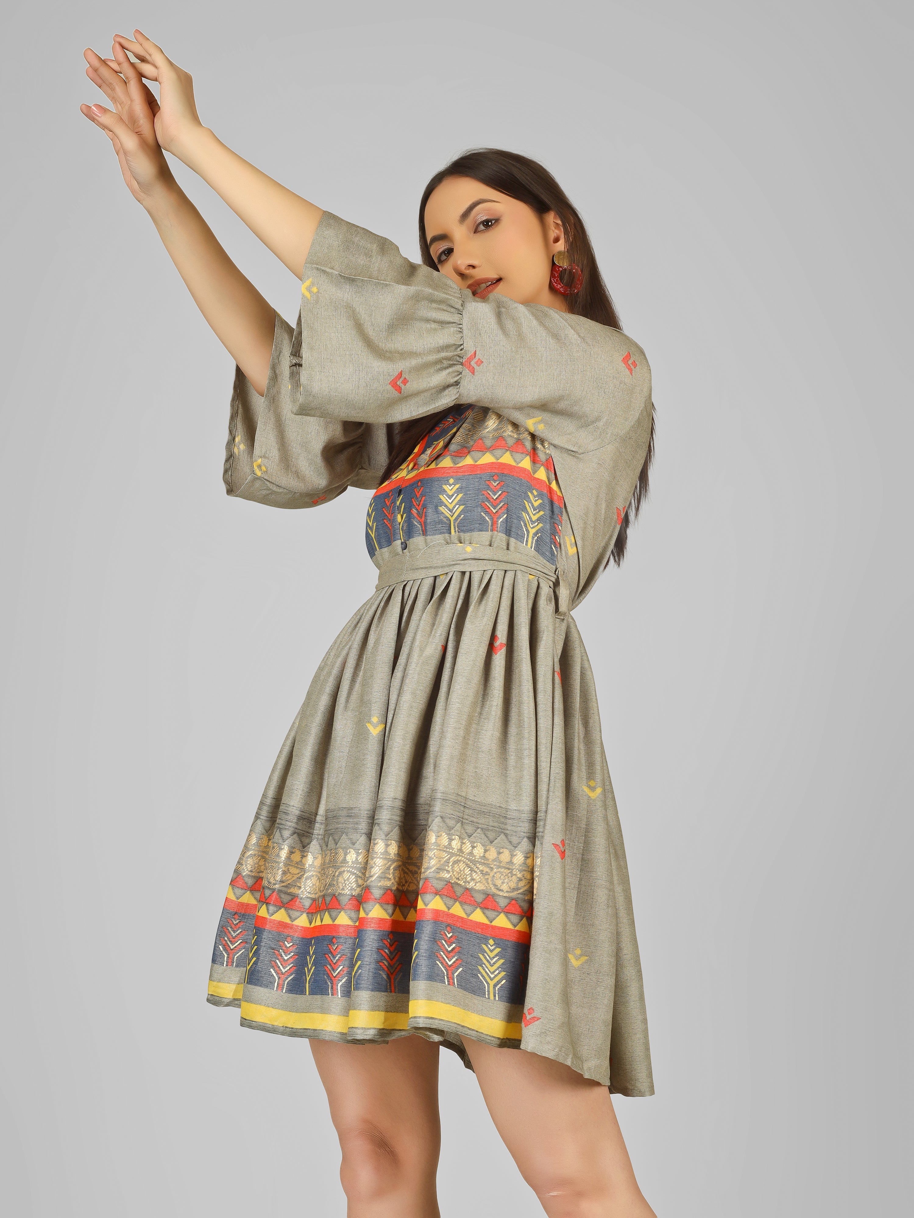 HERITAGE LATTICE TUNIC