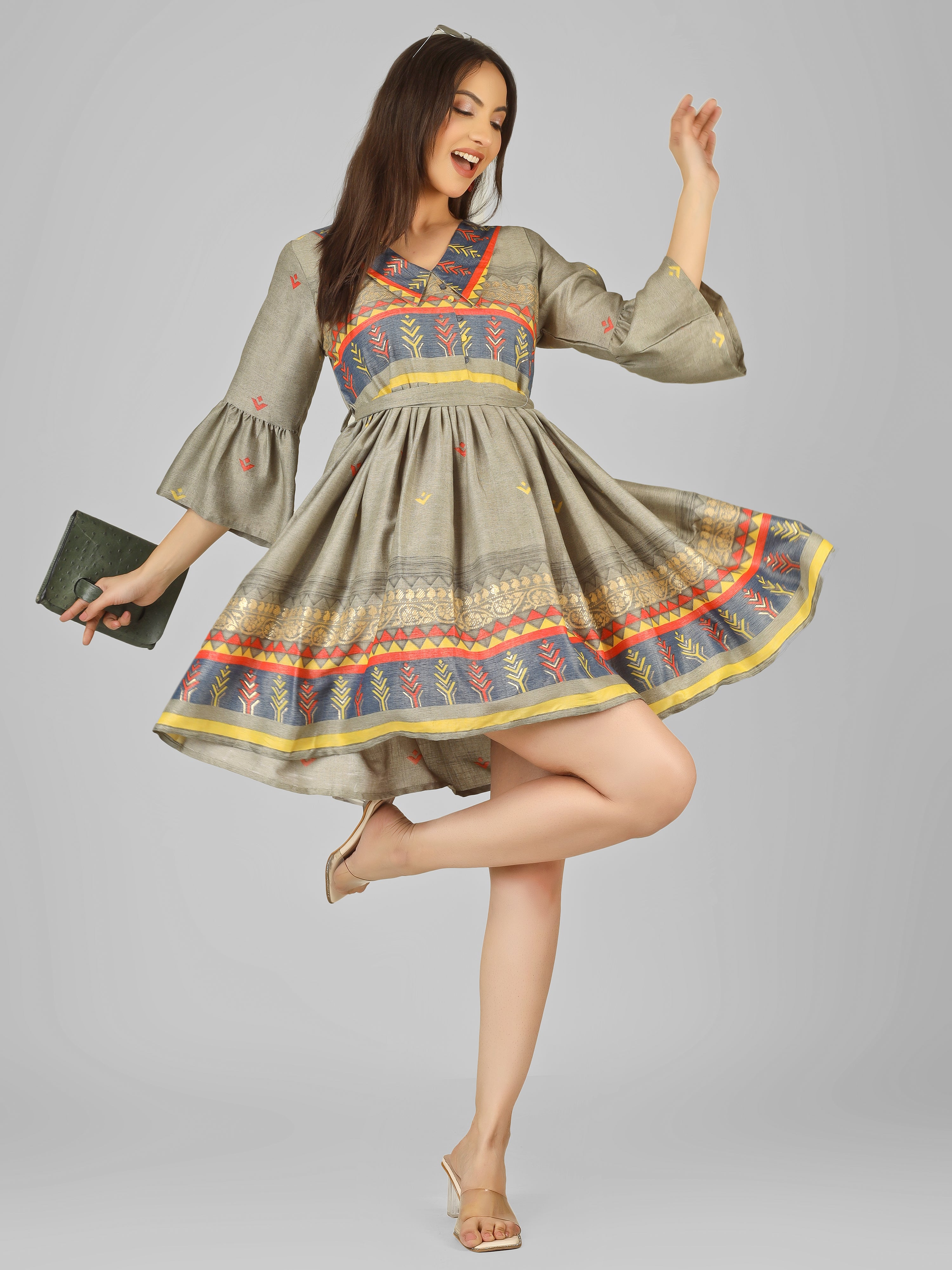 HERITAGE LATTICE TUNIC