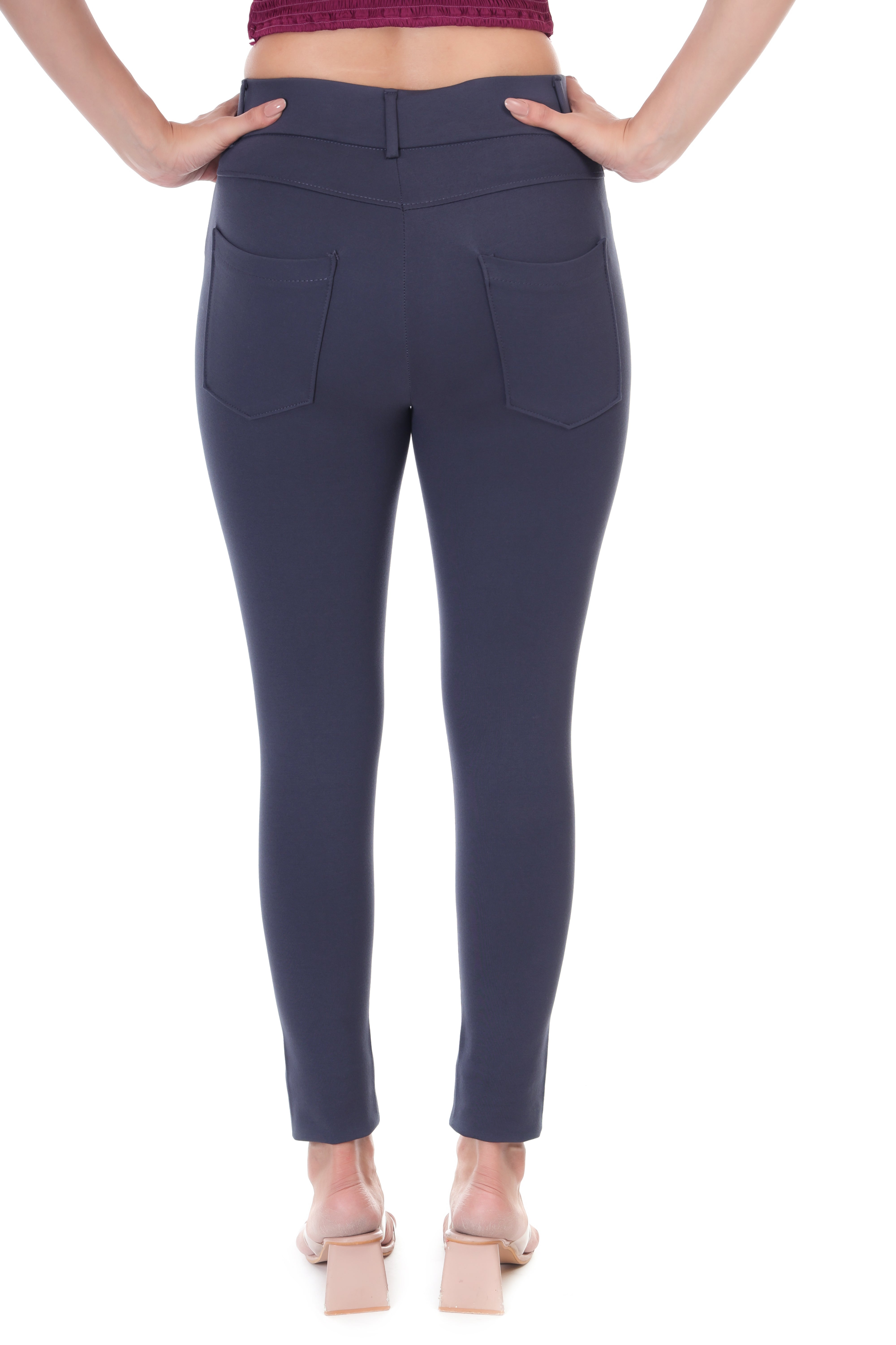 AXIS GRACE HIGH RISE GREY JEGGING