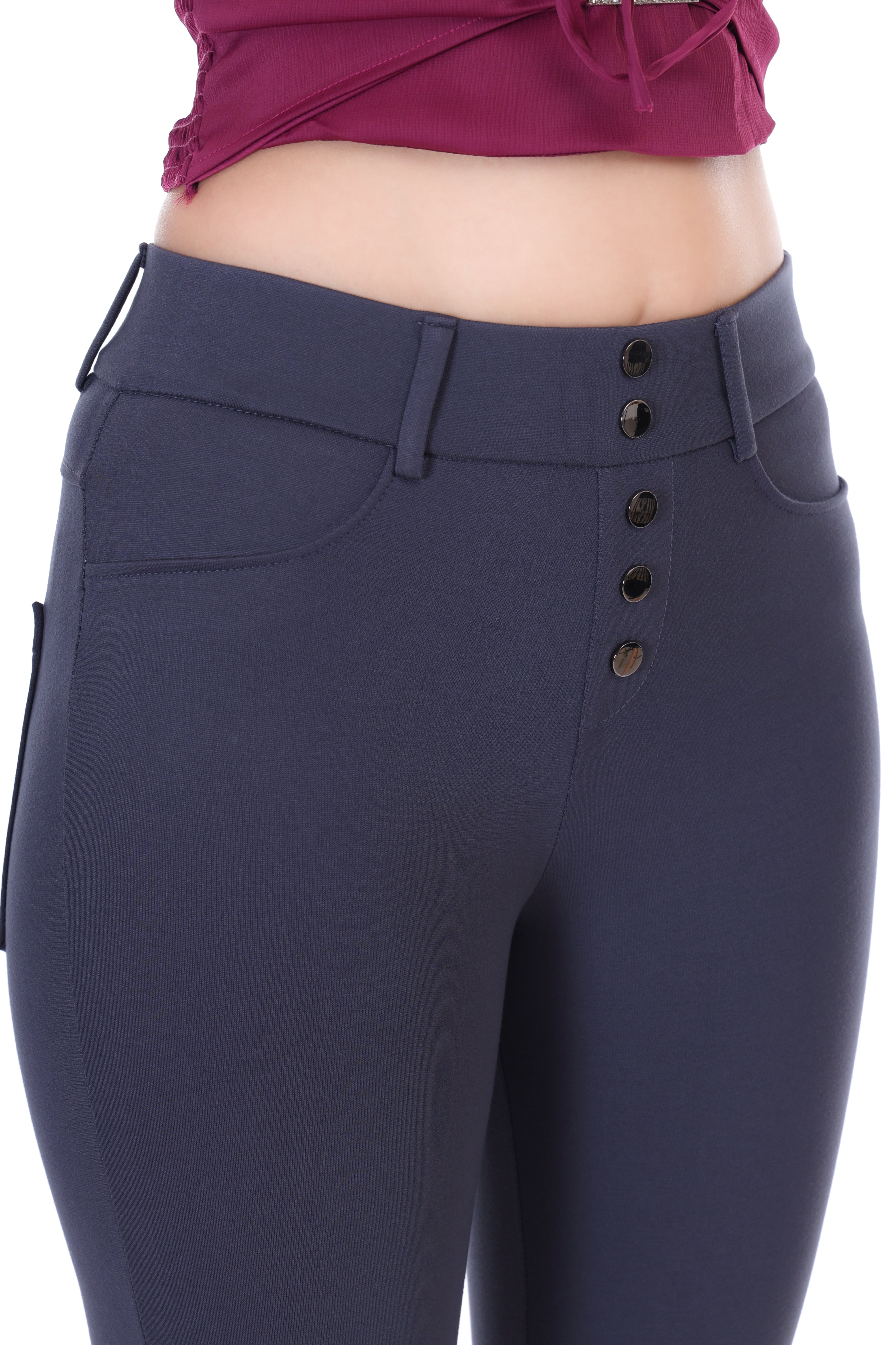 AXIS GRACE HIGH RISE GREY JEGGING