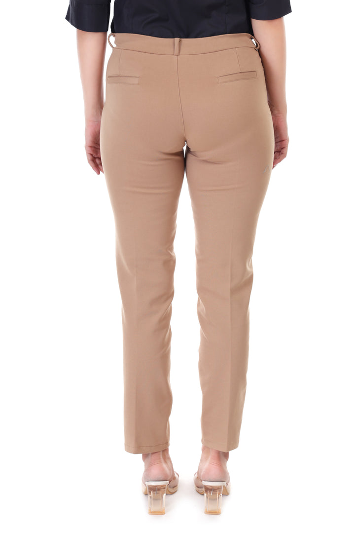 FORMAL STRAIGHT BEIGE COLORED TROUSER