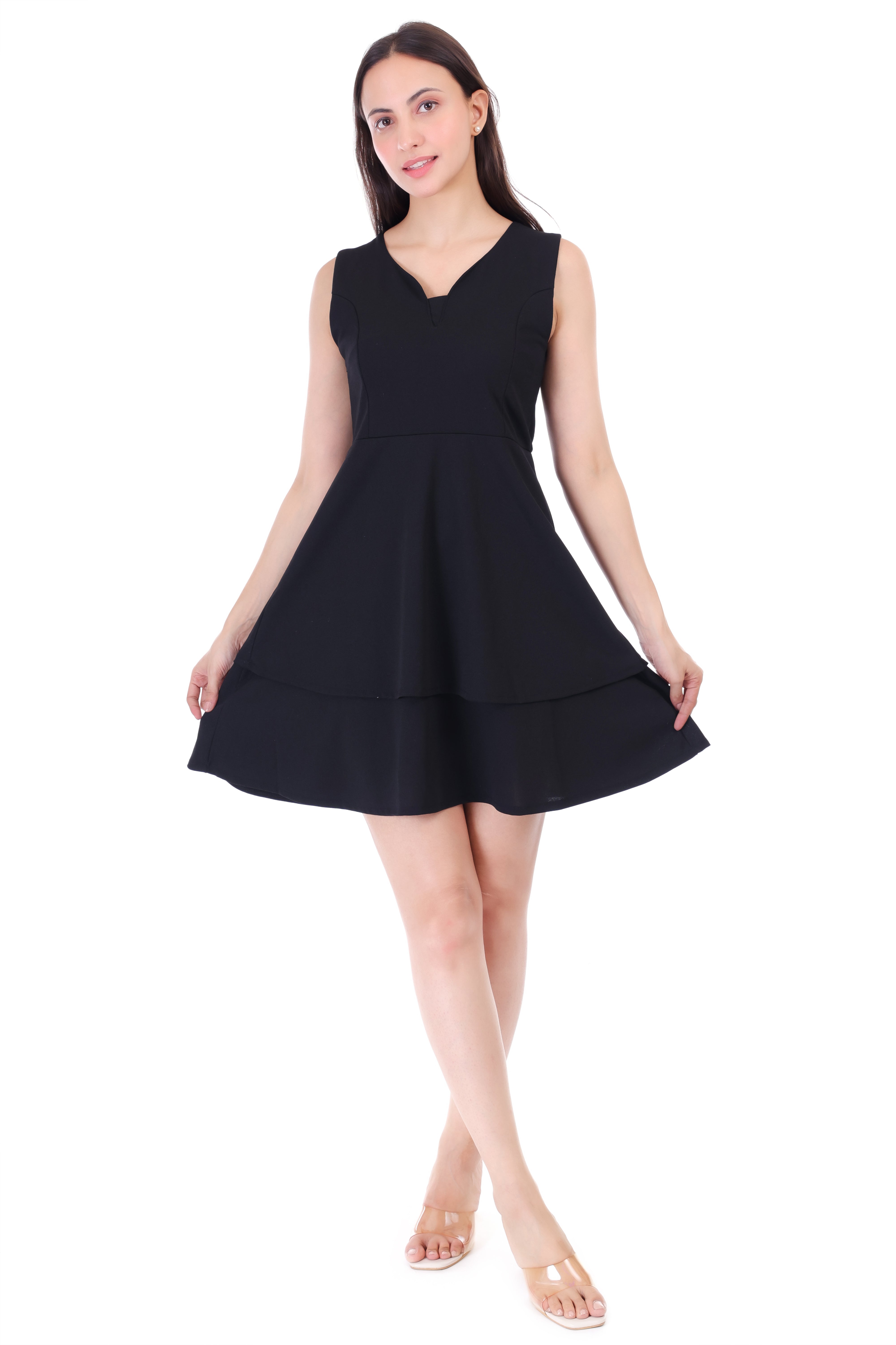 FRILLFLAUNT MINI DRESS
