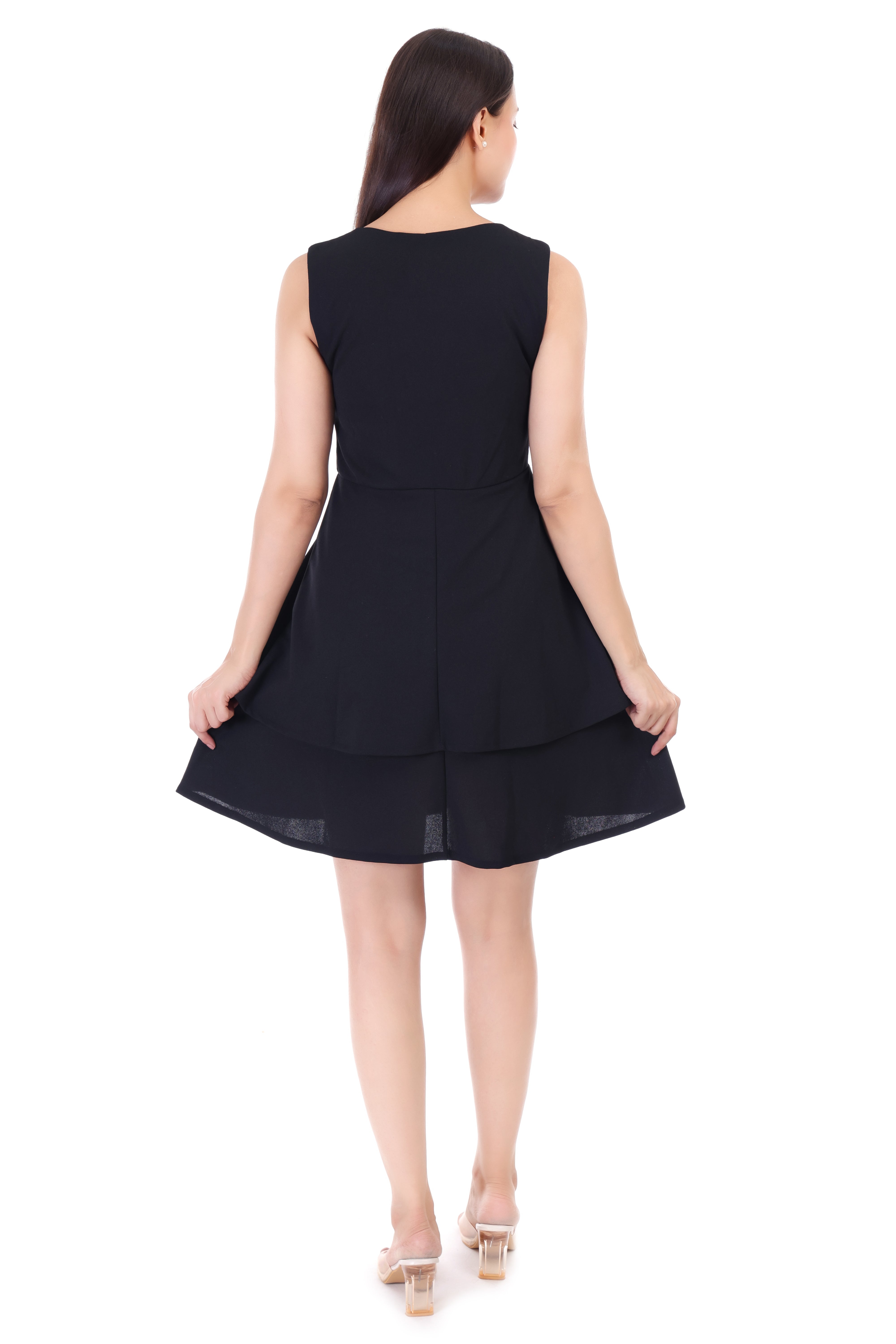FRILLFLAUNT MINI DRESS