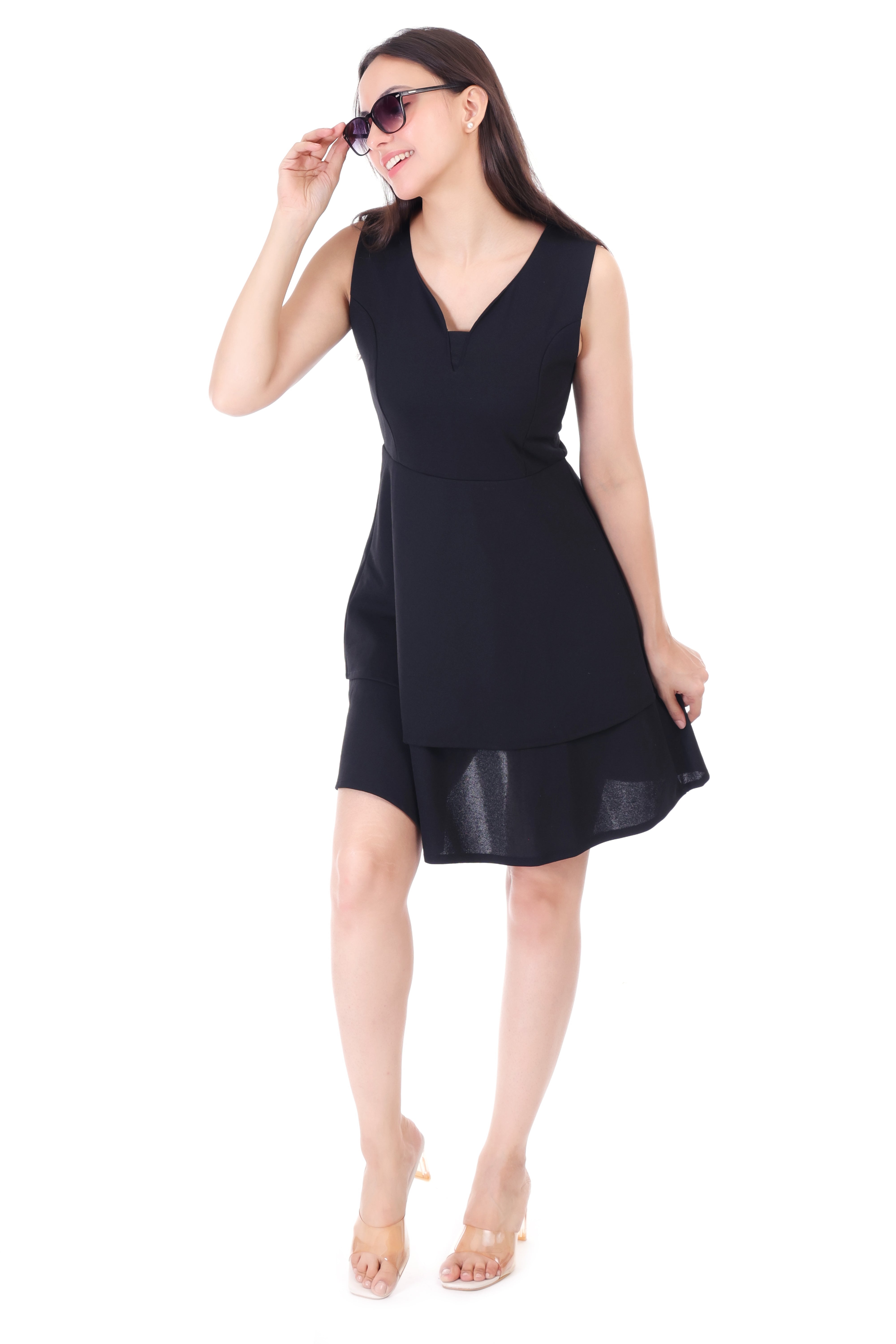FRILLFLAUNT MINI DRESS