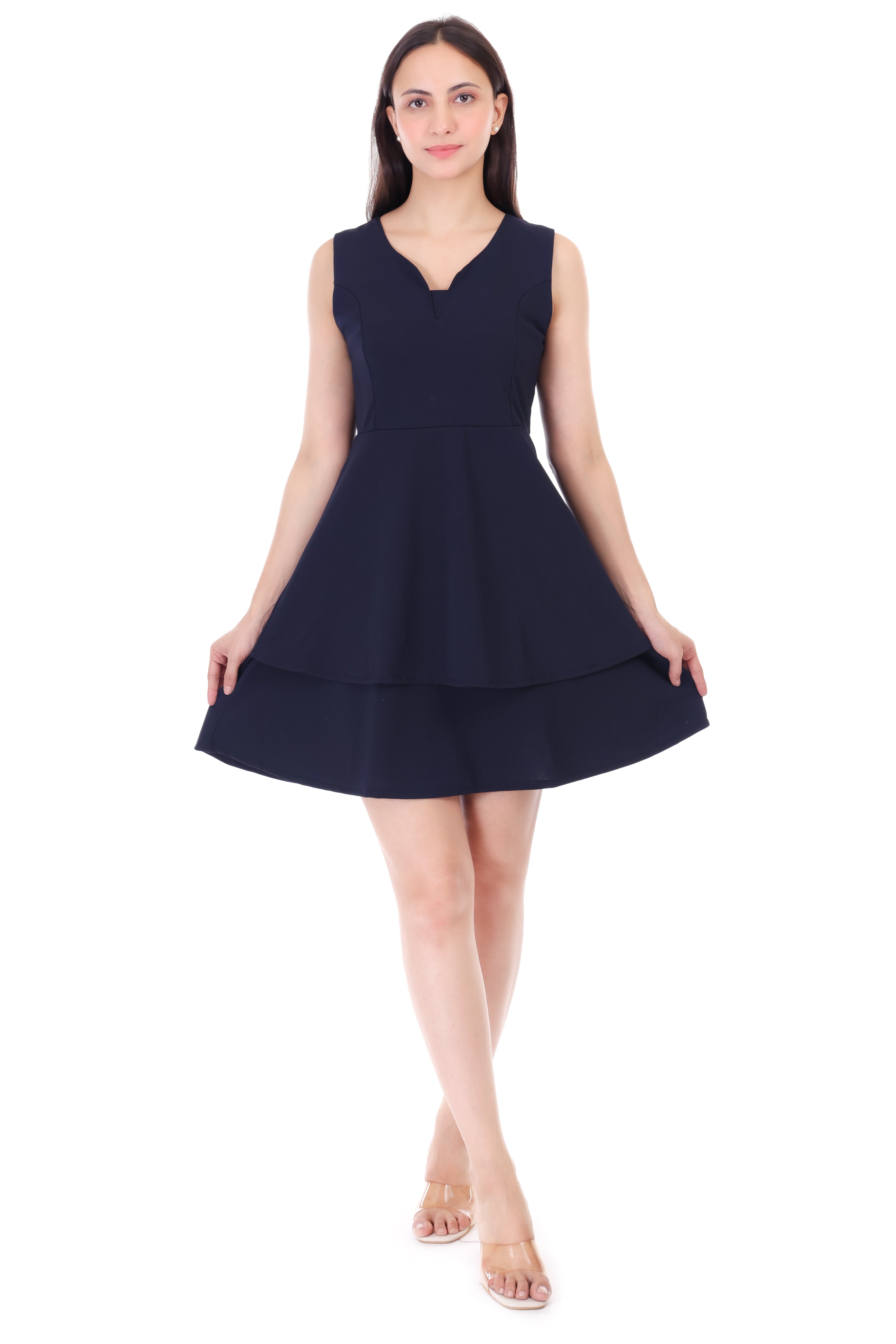FRILLFLAUNT MINI DRESS