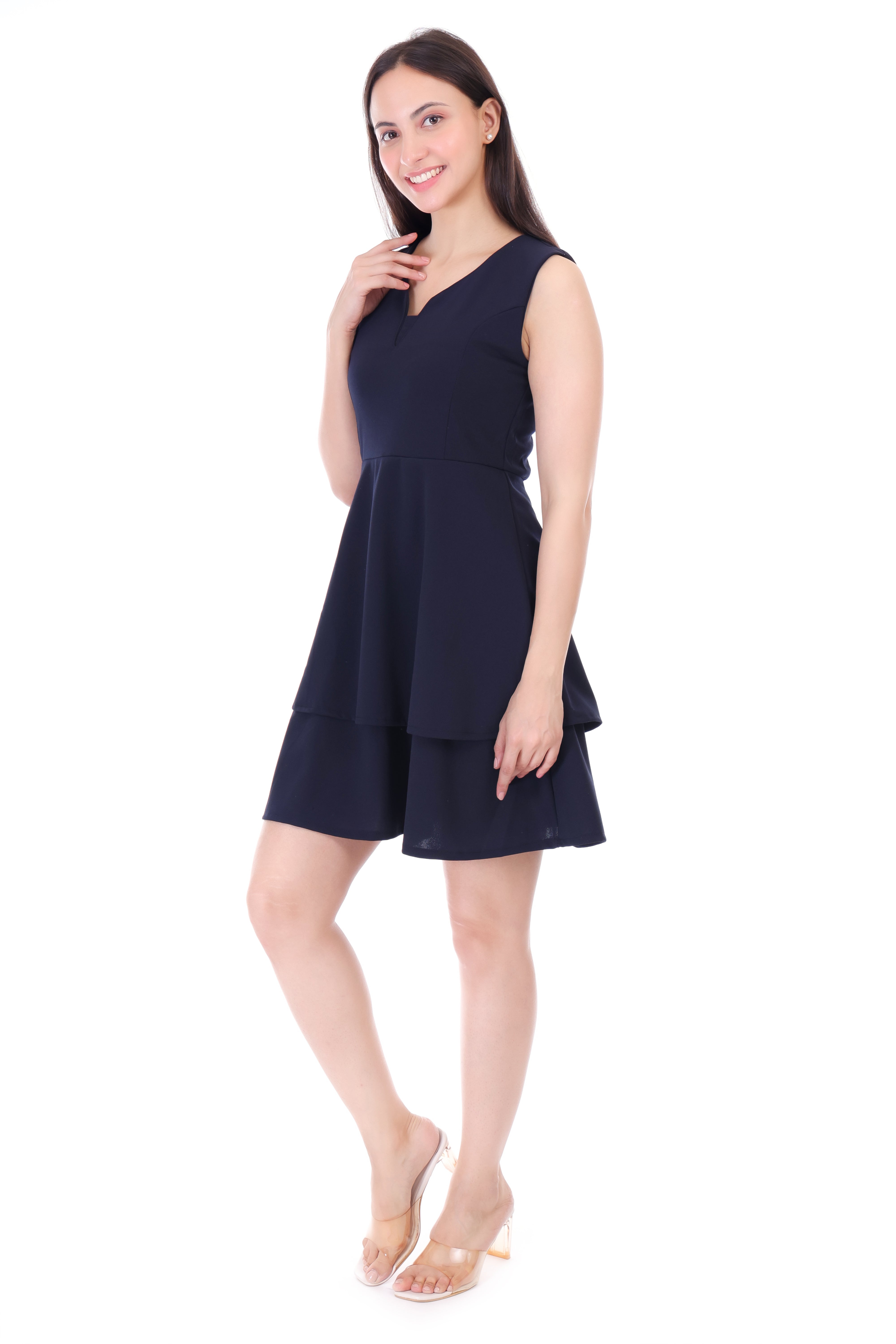 FRILLFLAUNT MINI DRESS
