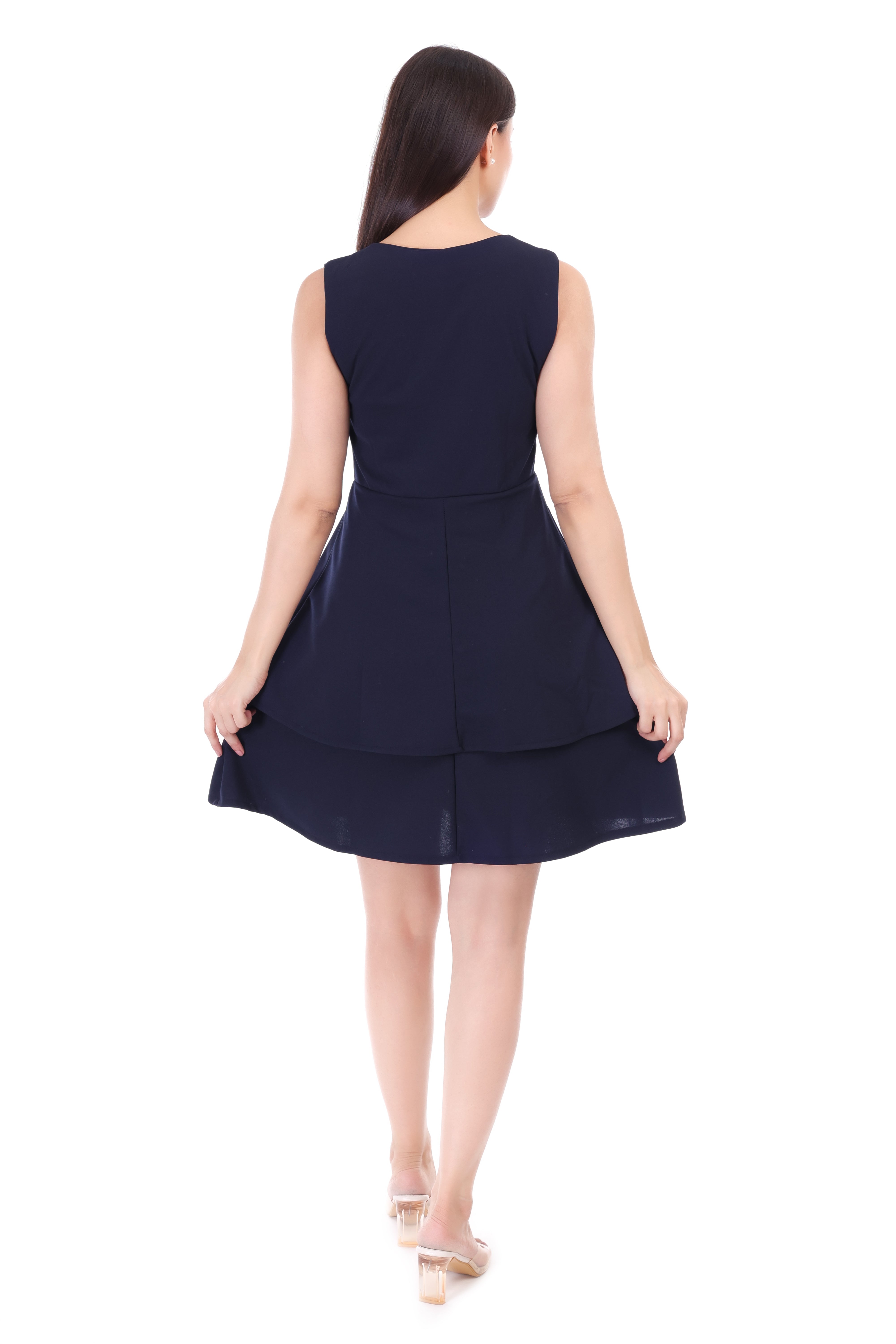 FRILLFLAUNT MINI DRESS