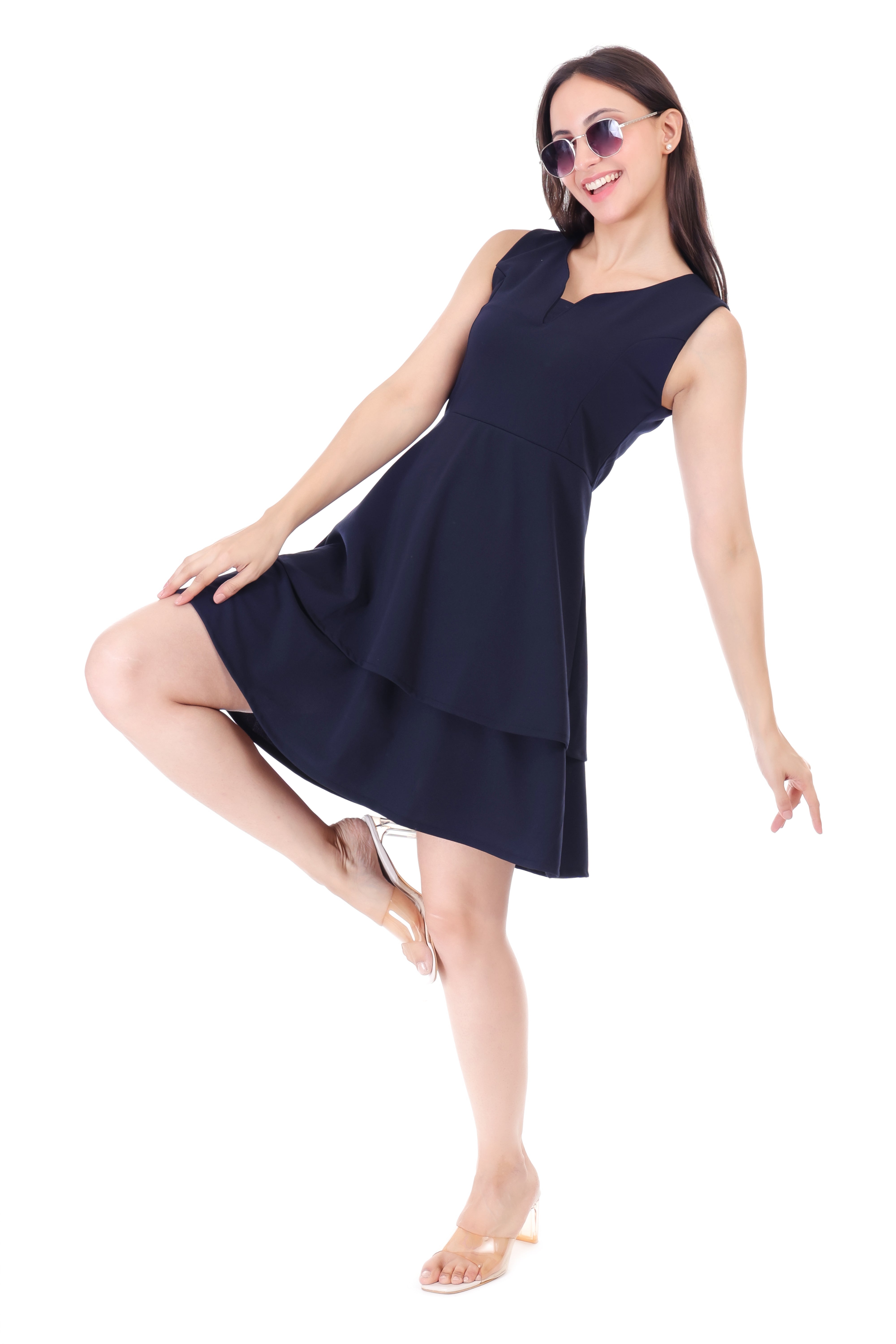FRILLFLAUNT MINI DRESS