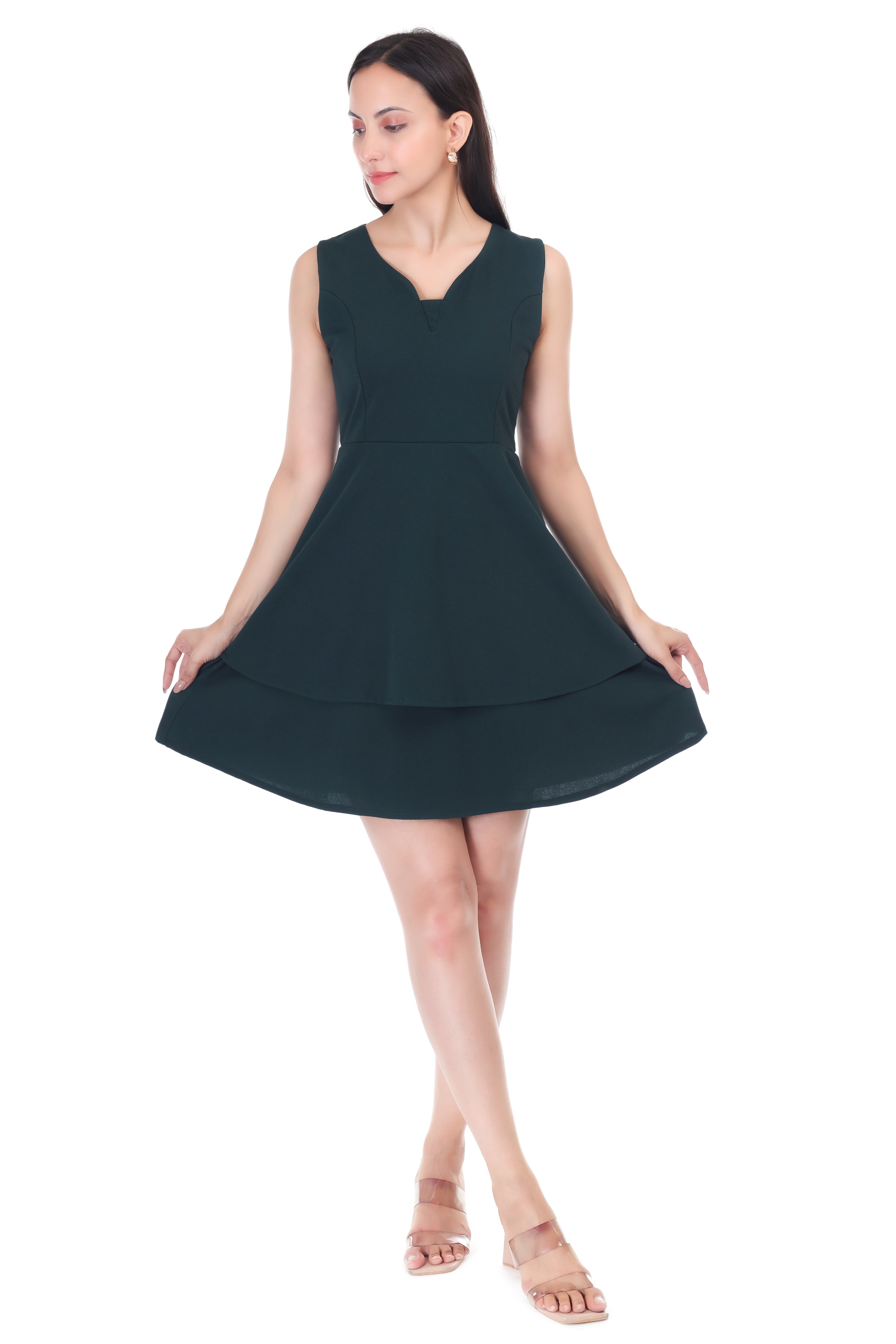FRILLFLAUNT MINI DRESS