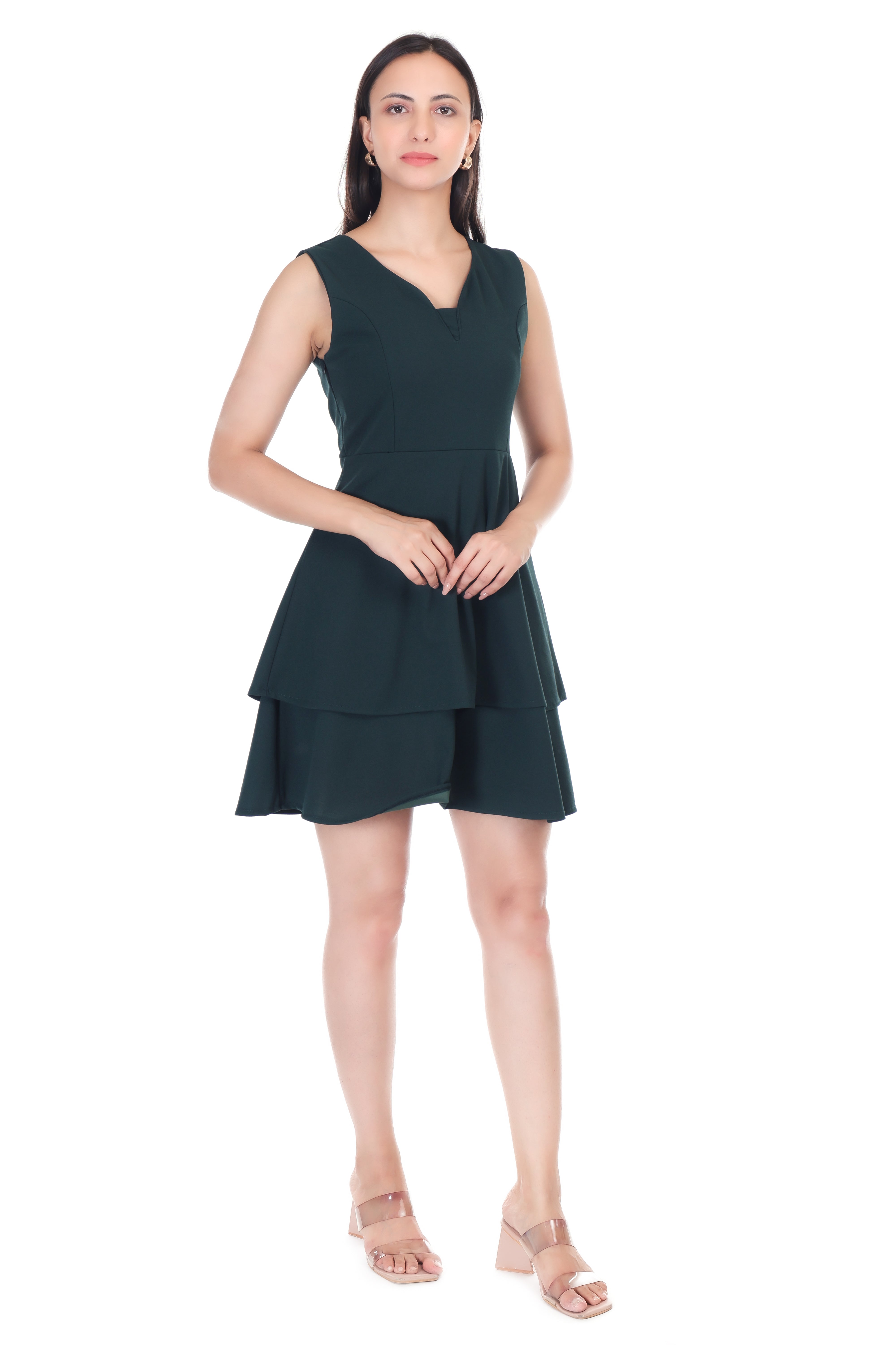 FRILLFLAUNT MINI DRESS