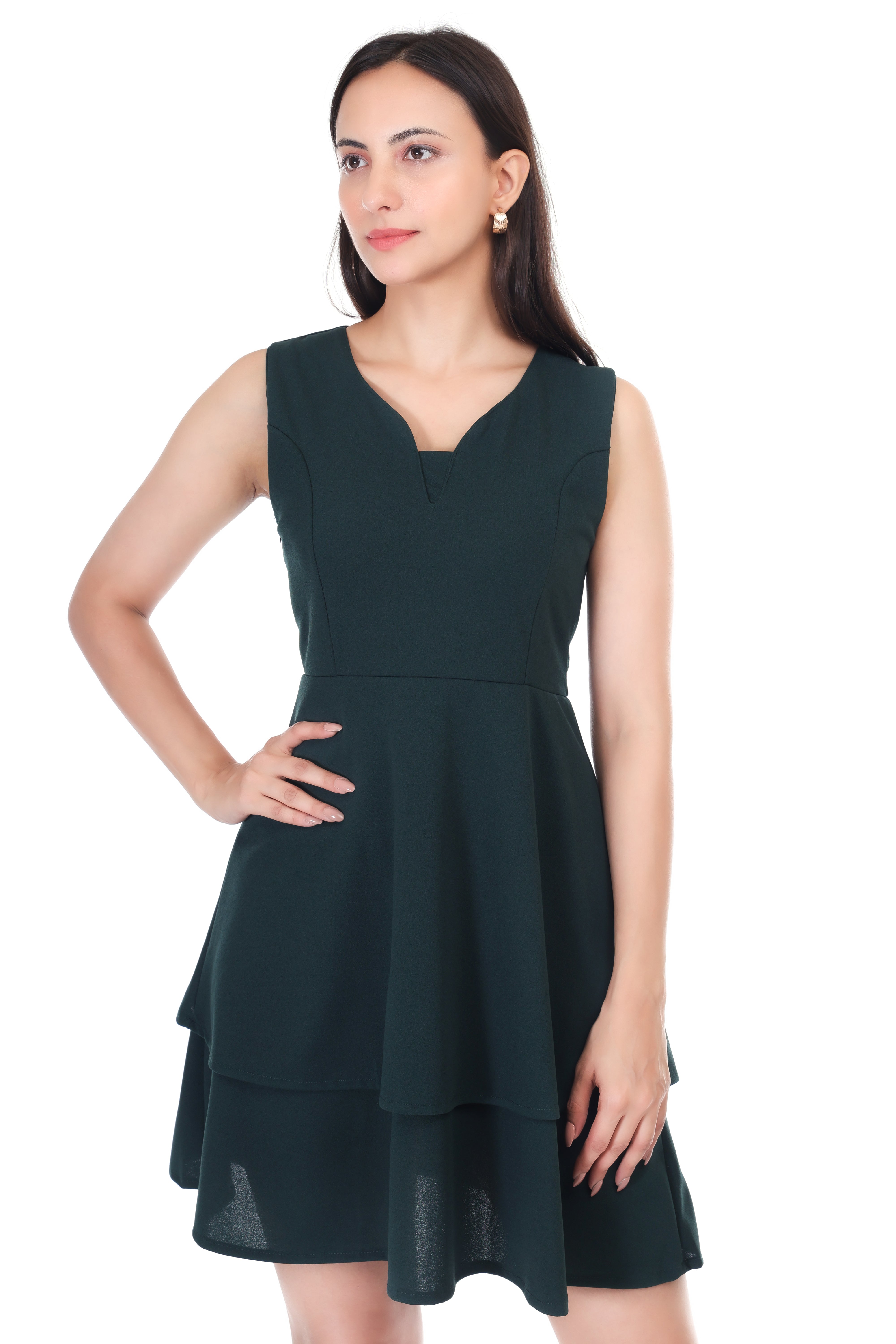 FRILLFLAUNT MINI DRESS