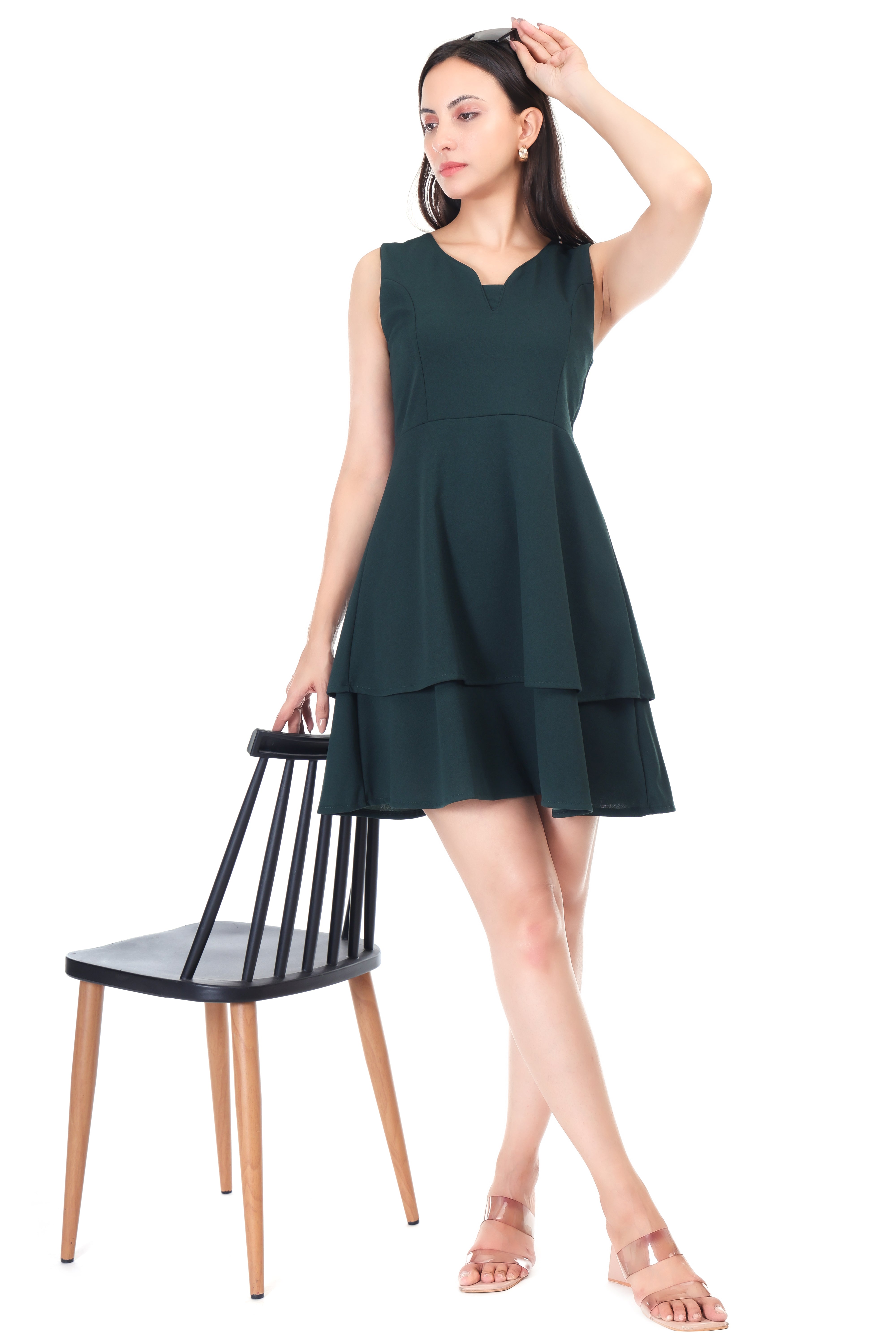 FRILLFLAUNT MINI DRESS