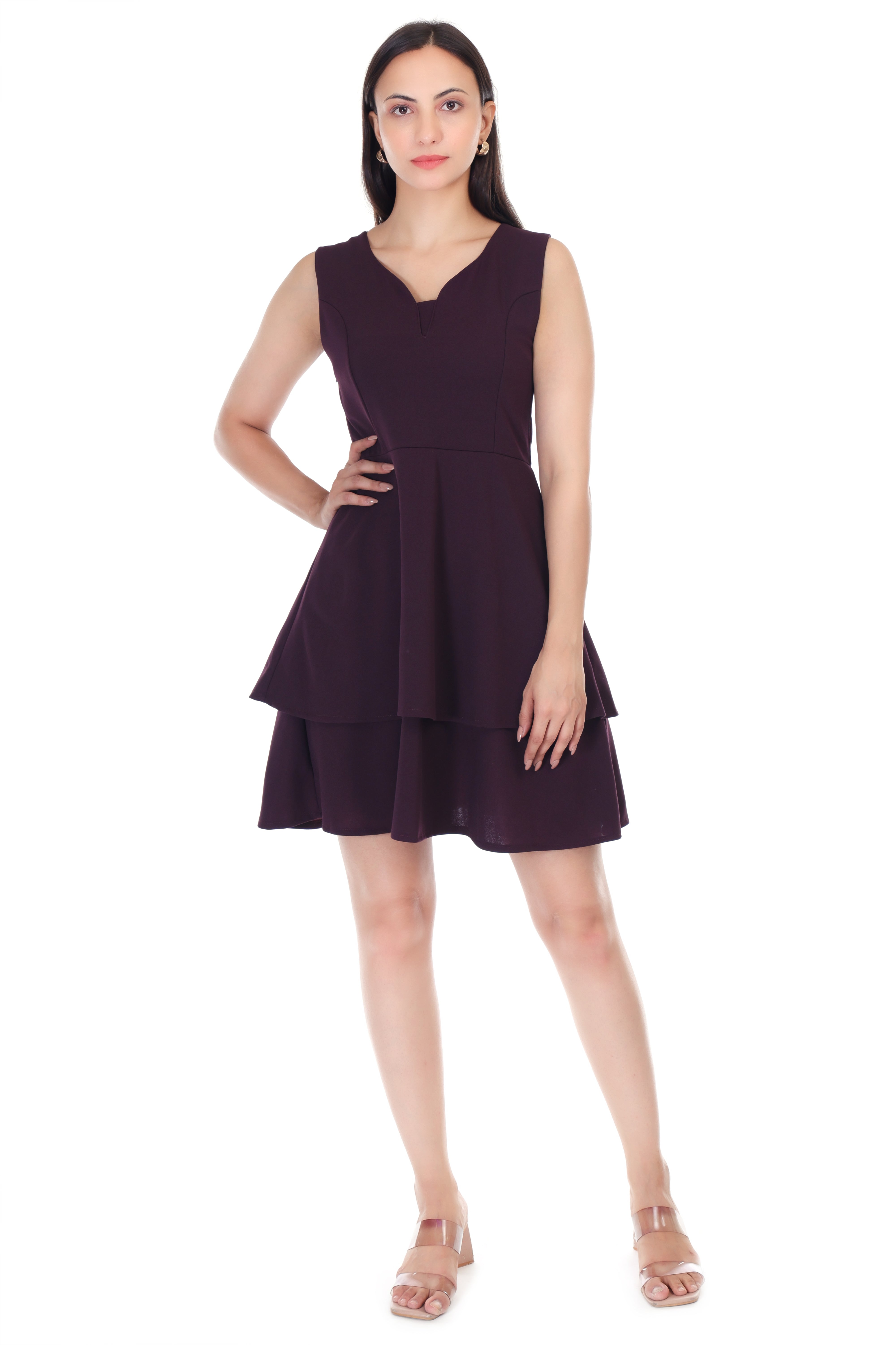 FRILLFLAUNT MINI DRESS