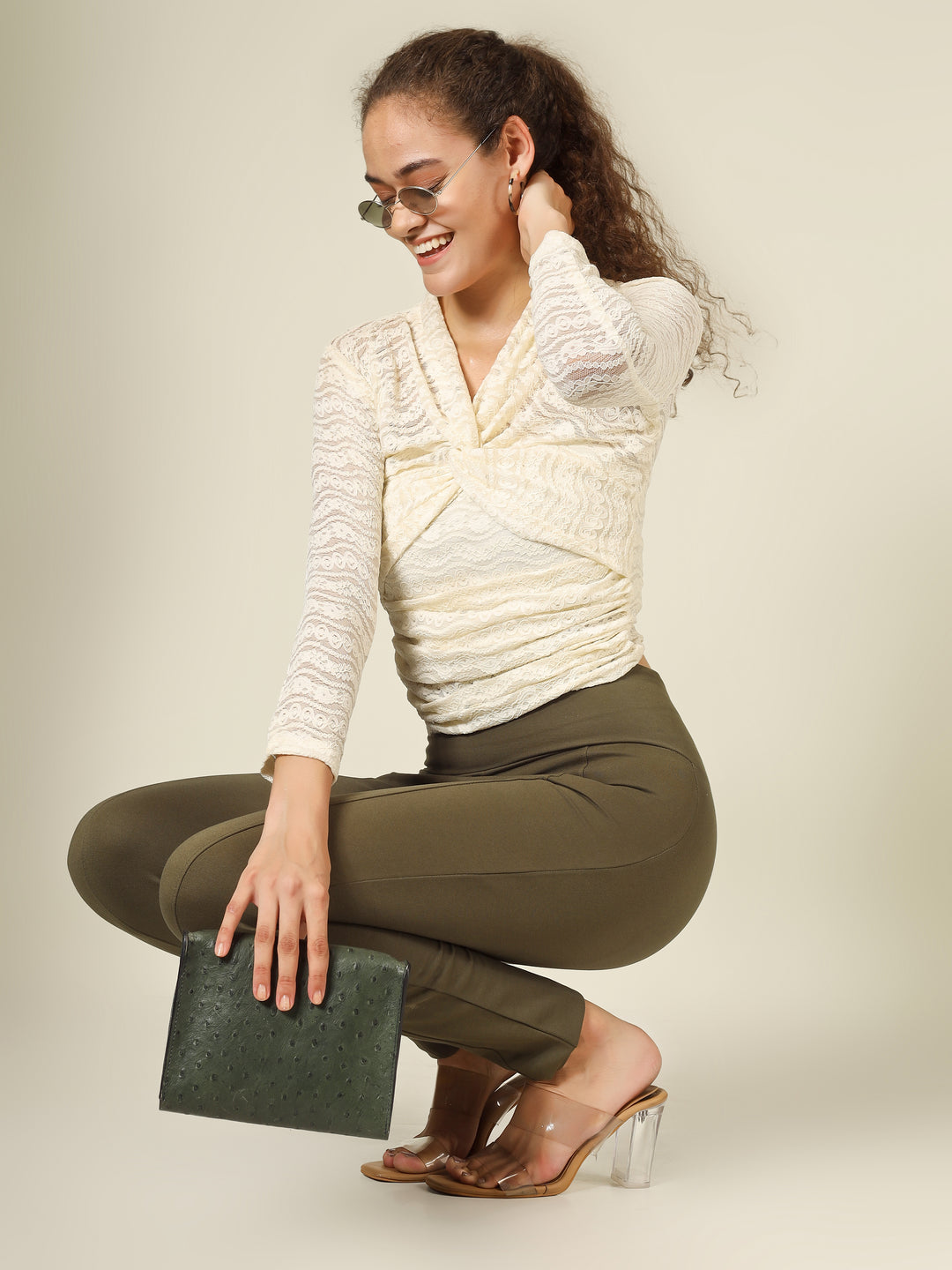 CROCHET KNOT WRAPPED TOP