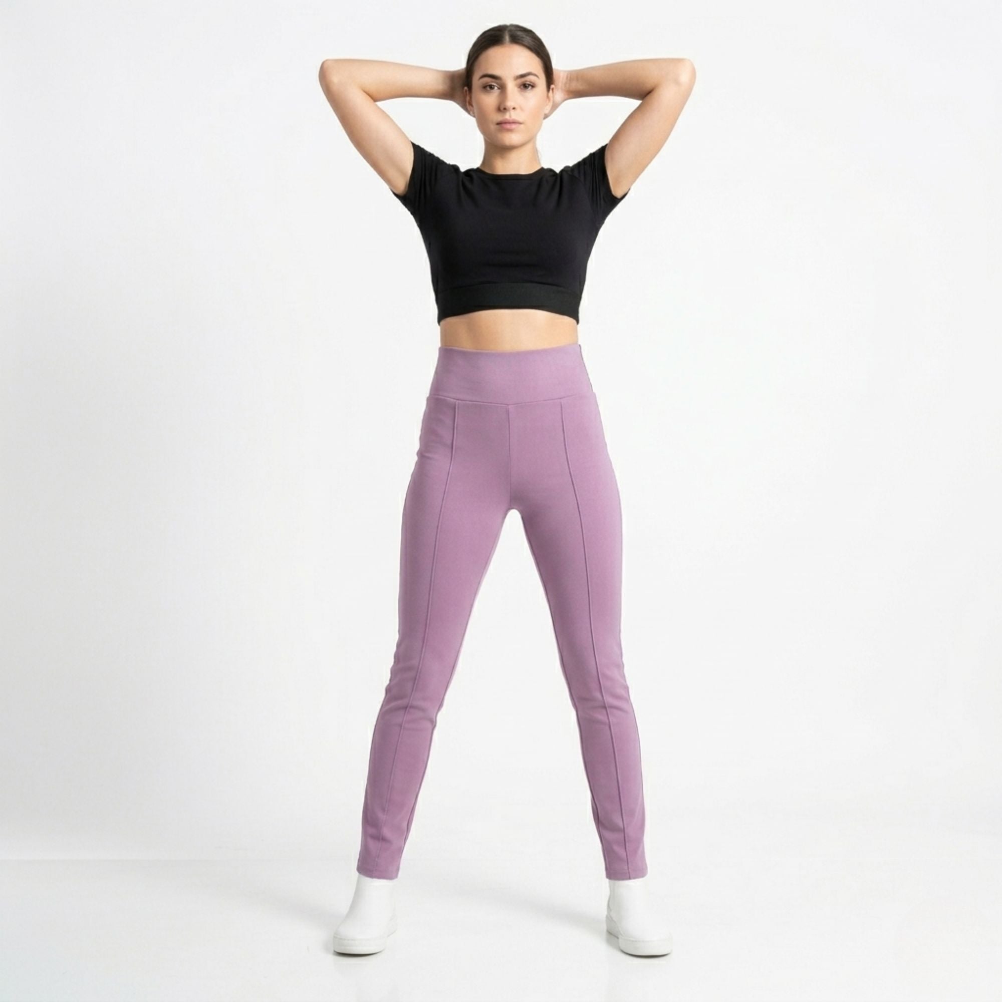 FORMAL HIGH WAIST JEGGING POP PINK