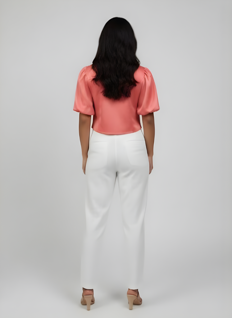 SILKEN GLEAM SATIN TOP