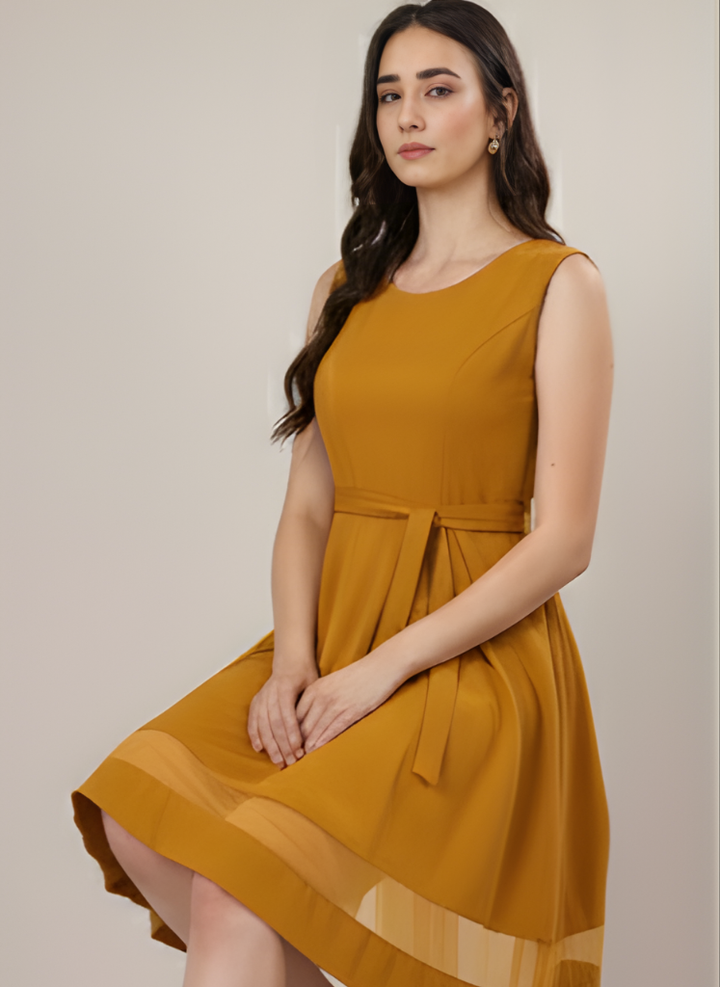 FROSTED ROSE MINI DRESS