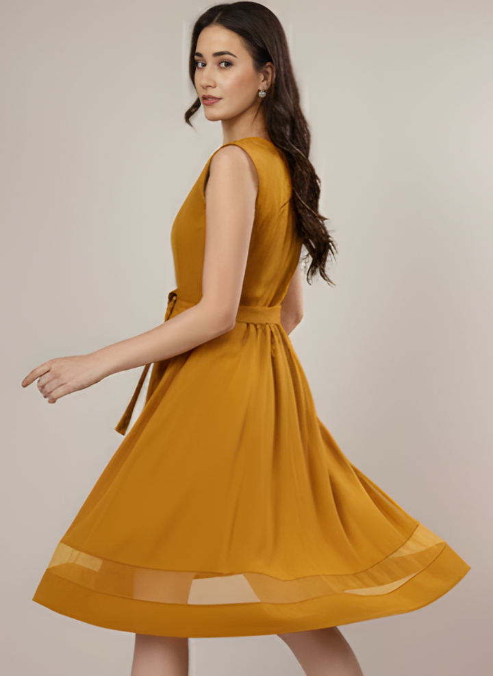 FROSTED ROSE MINI DRESS