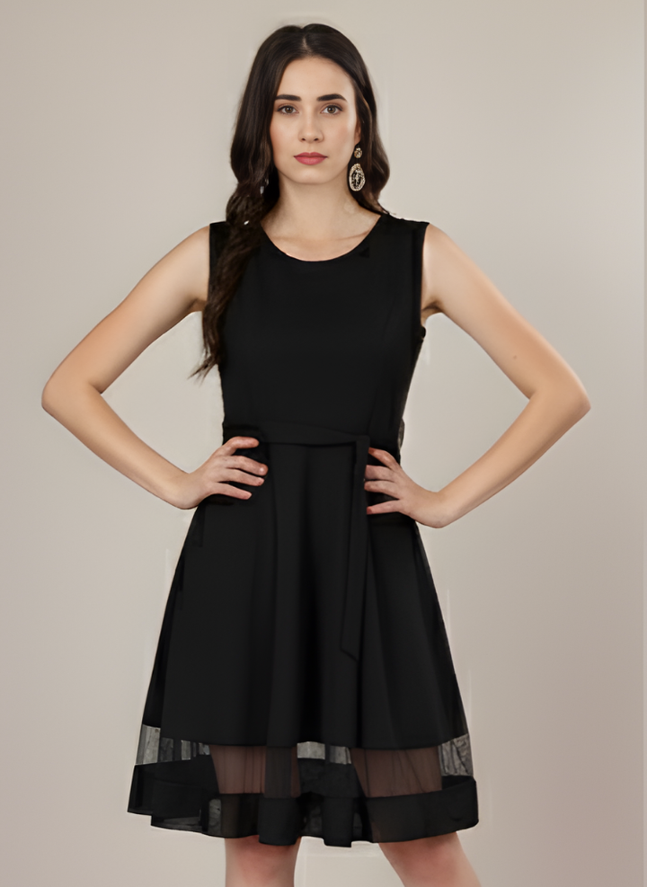 FROSTED ROSE MINI DRESS