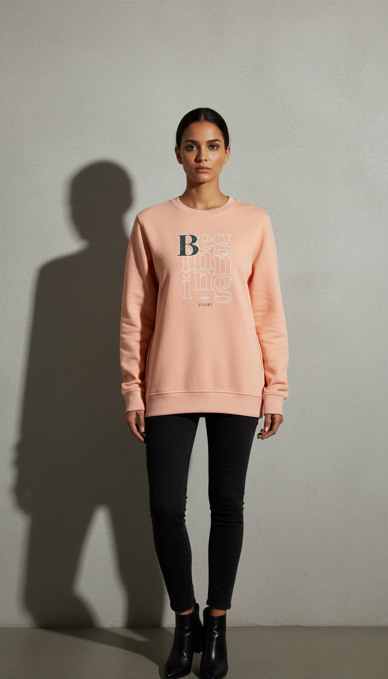 Peach Sweatshirt