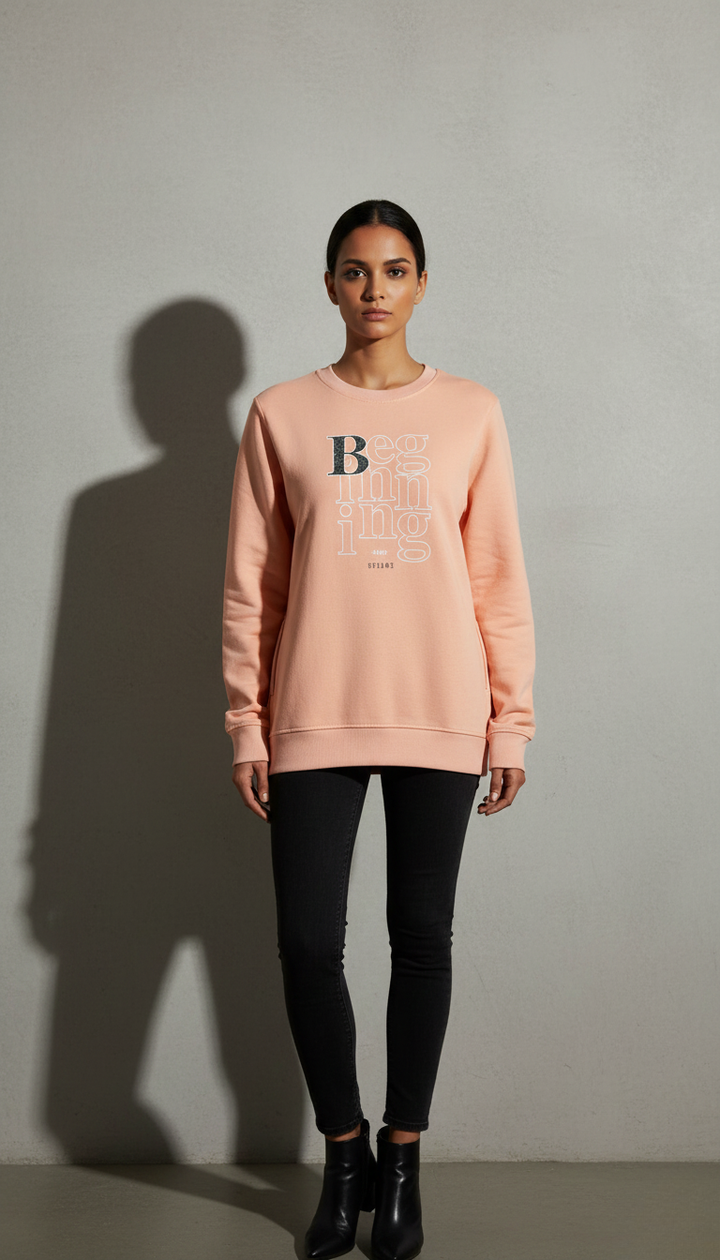 Peach Sweatshirt