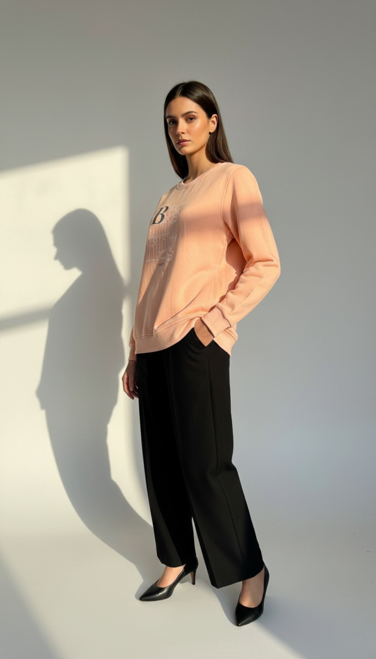 Peach Sweatshirt