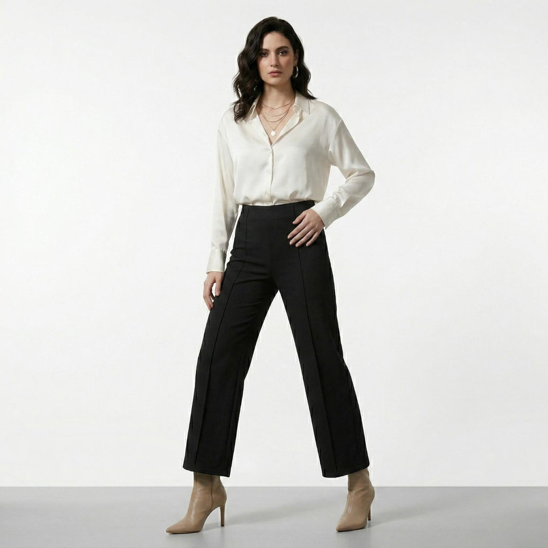 LUXE FLOW STRAIGHT FORMAL PANTS