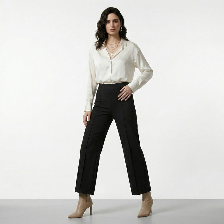 LUXE FLOW STRAIGHT FORMAL PANTS