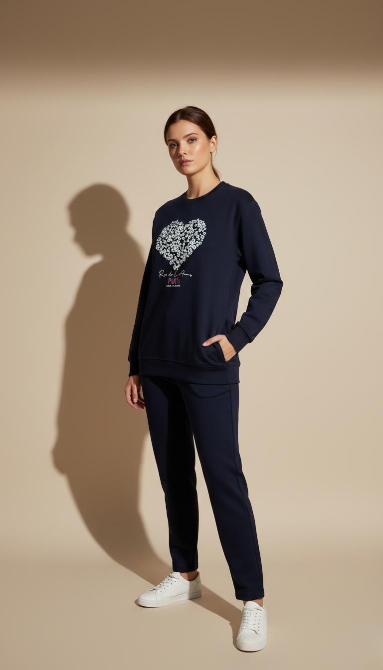 Downtown Navy Blue Sweatshirt
