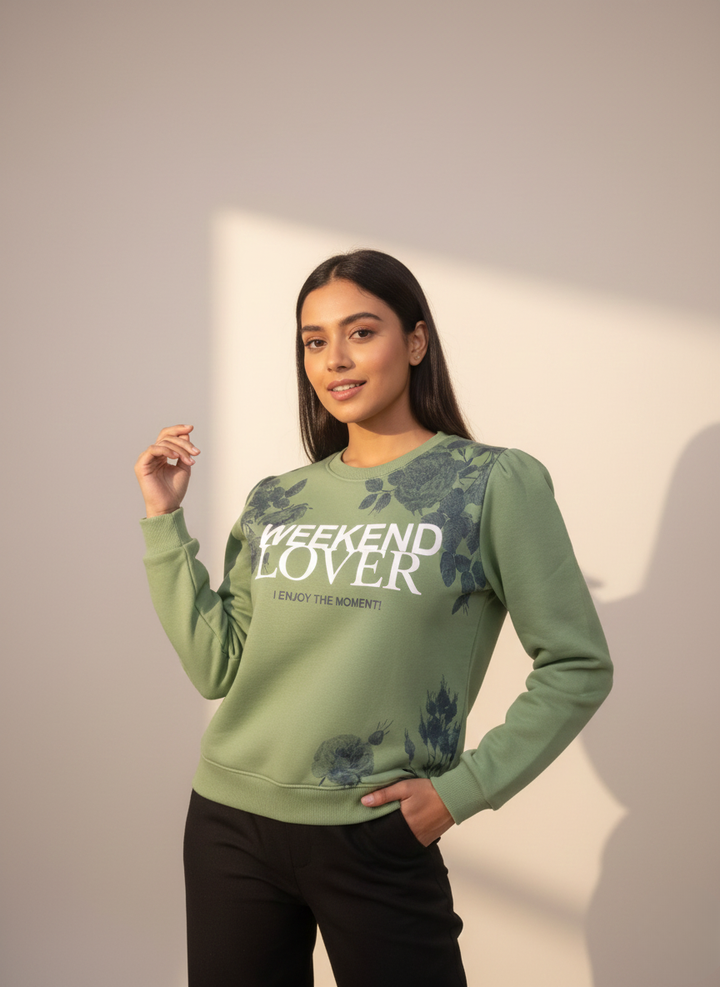 Vibe Green Sweatshirt