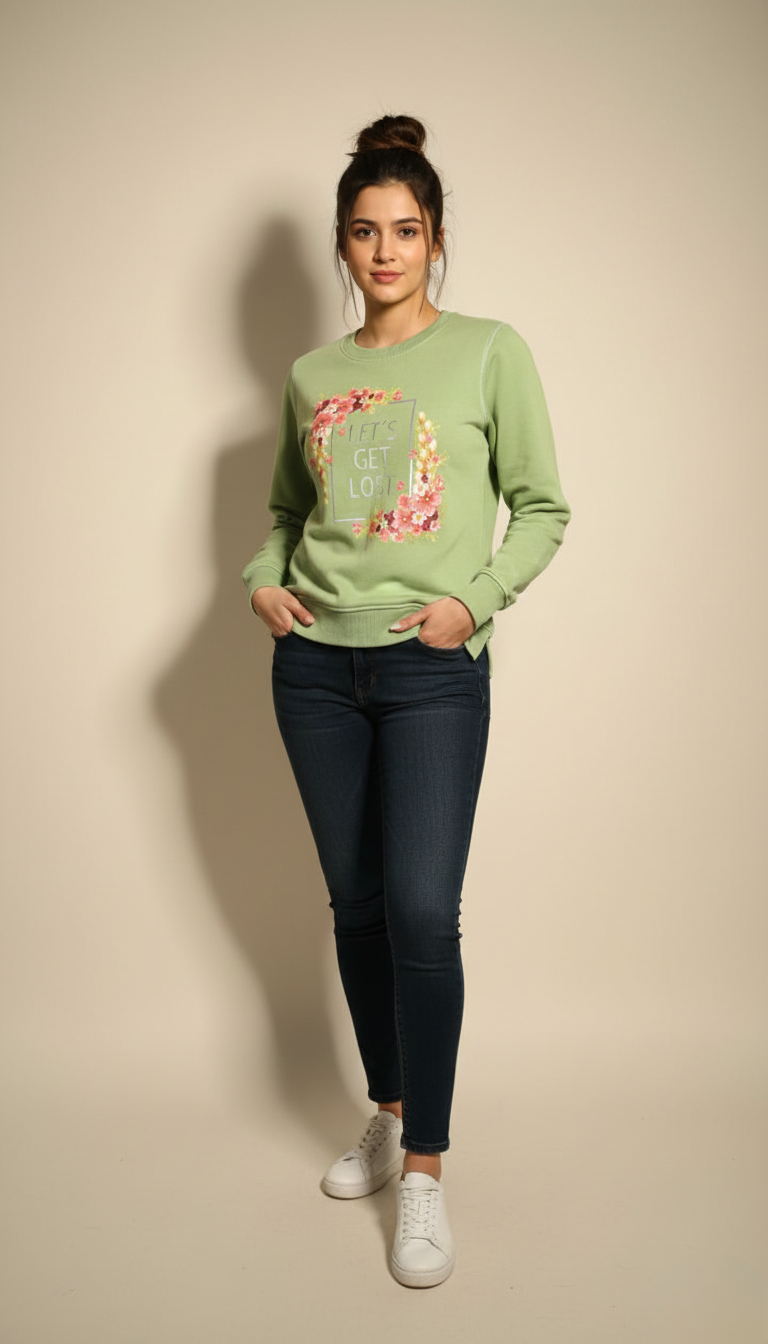Vibe Green Sweatshirt